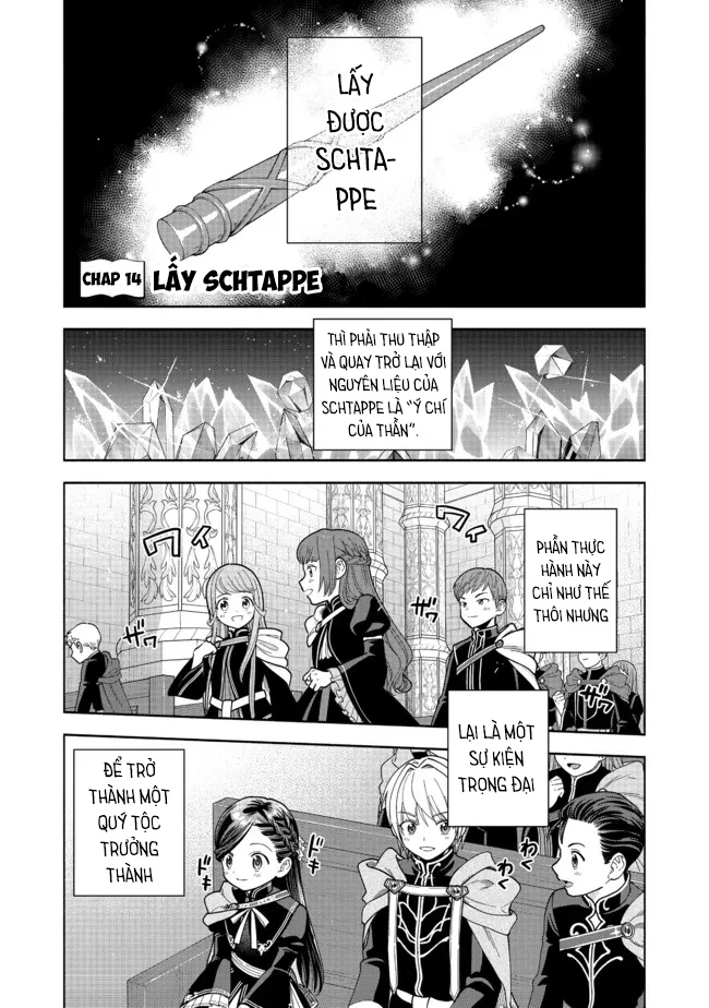 Honzuki no Gekokujou: Dai 4-bu Kizoku-in no toshokan o sukutai! Chapter 14 - 1