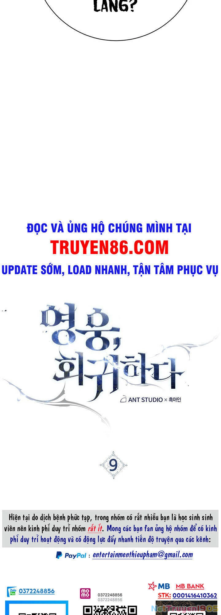 Anh Hùng Trở Về Chapter 9 - 4