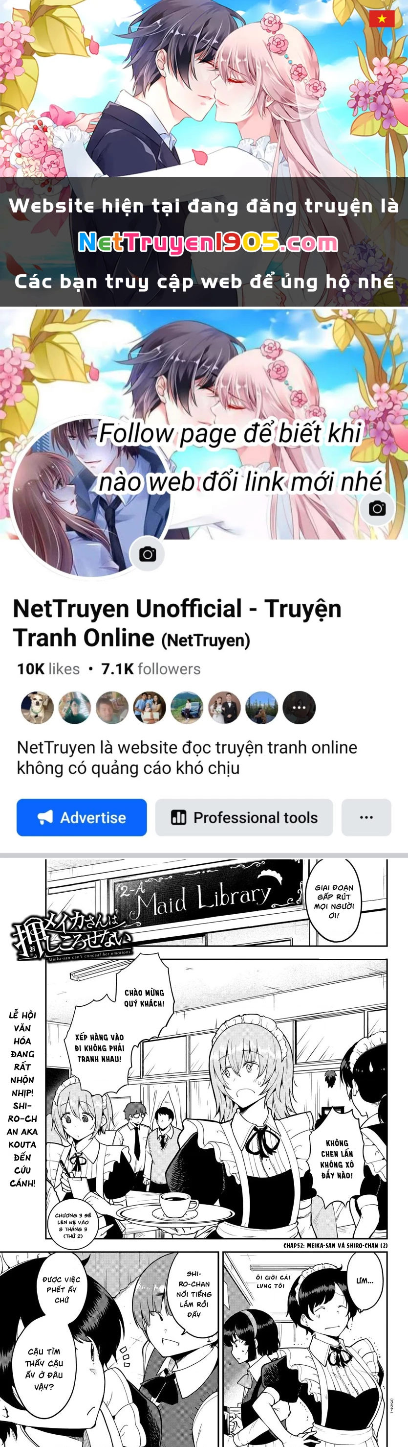 Meika-San Can't Conceal Her Emotions Chapter 52 - 1