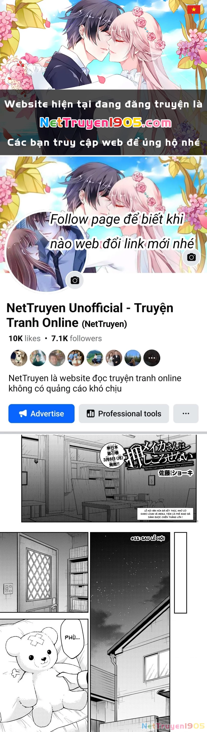 Meika-San Can't Conceal Her Emotions Chapter 53 - 1