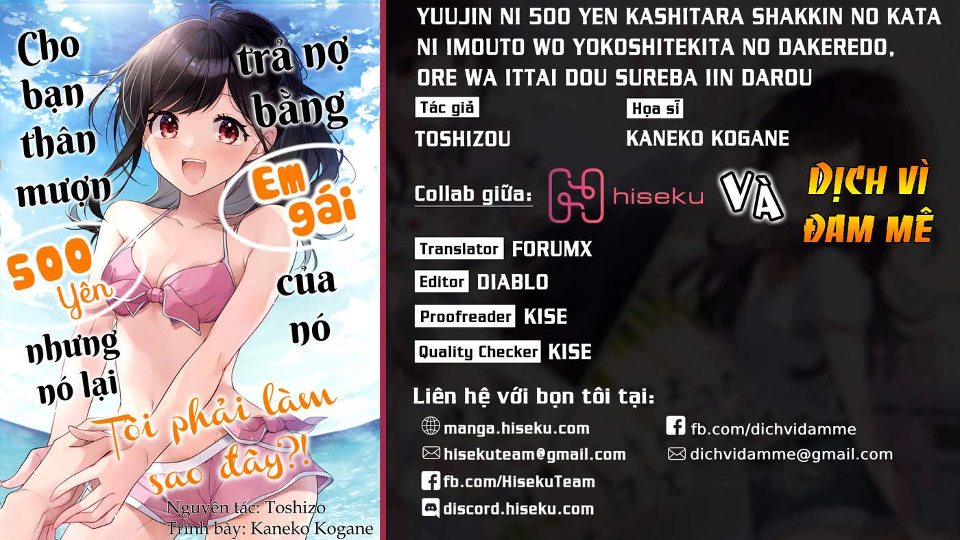 Yuujin Ni 500 Yen Kashitara Shakkin No Kata Ni Imouto Wo Yokoshitekita No Dakeredo, Ore Wa Ittai Dou Chapter 12 - 1