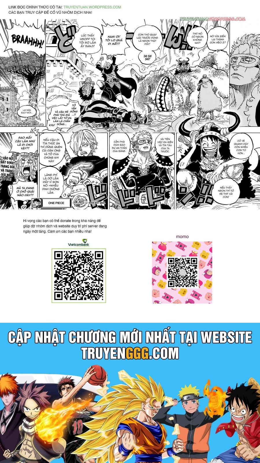 One Piece Chapter 1127 - Trang 2