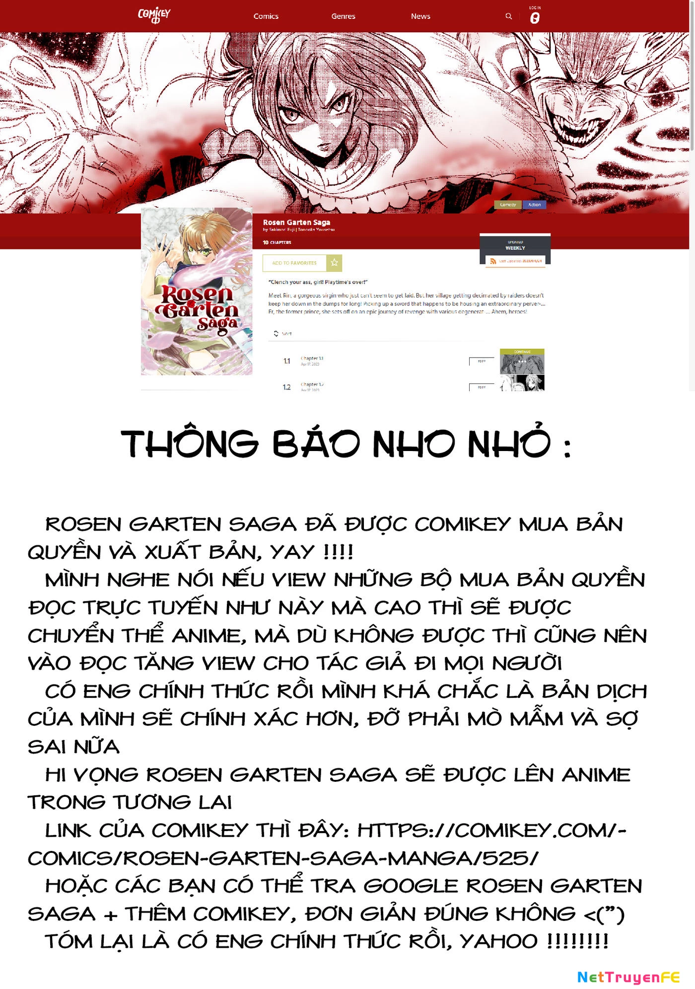 Rosen Garten Saga Chapter 45 - 1