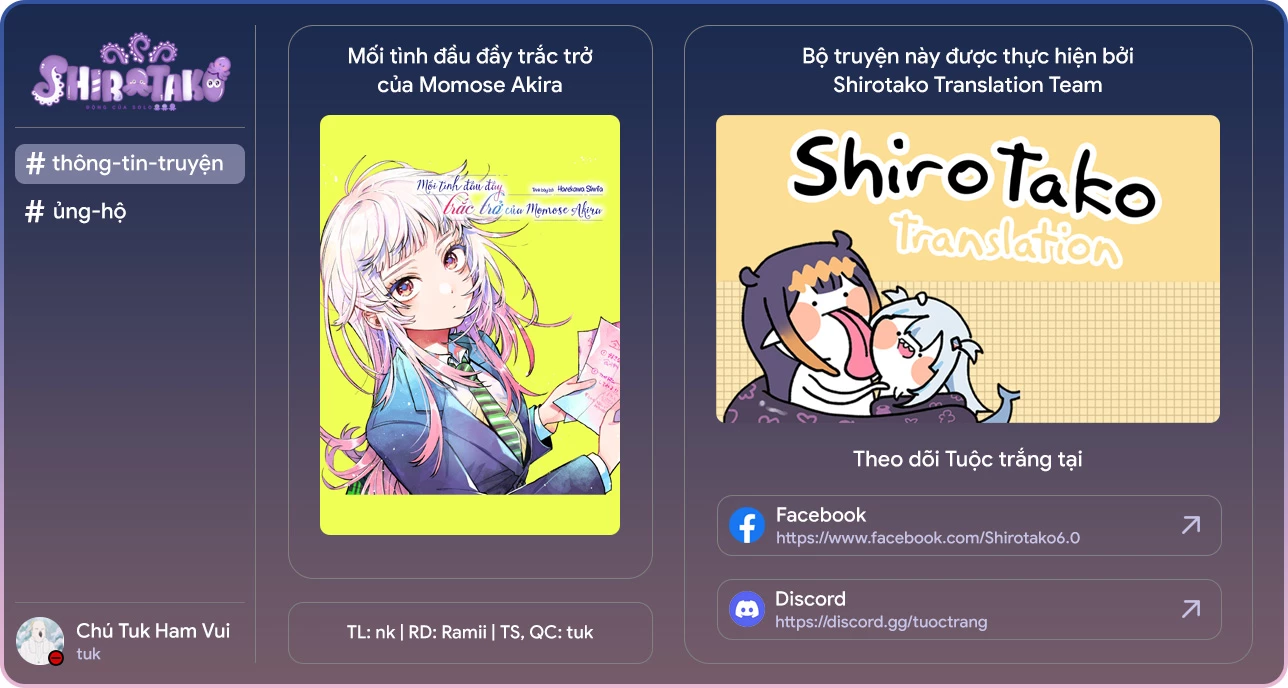 Mối tình đầu đầy trắc trở của Momose Akira Chapter 9 - Trang 2
