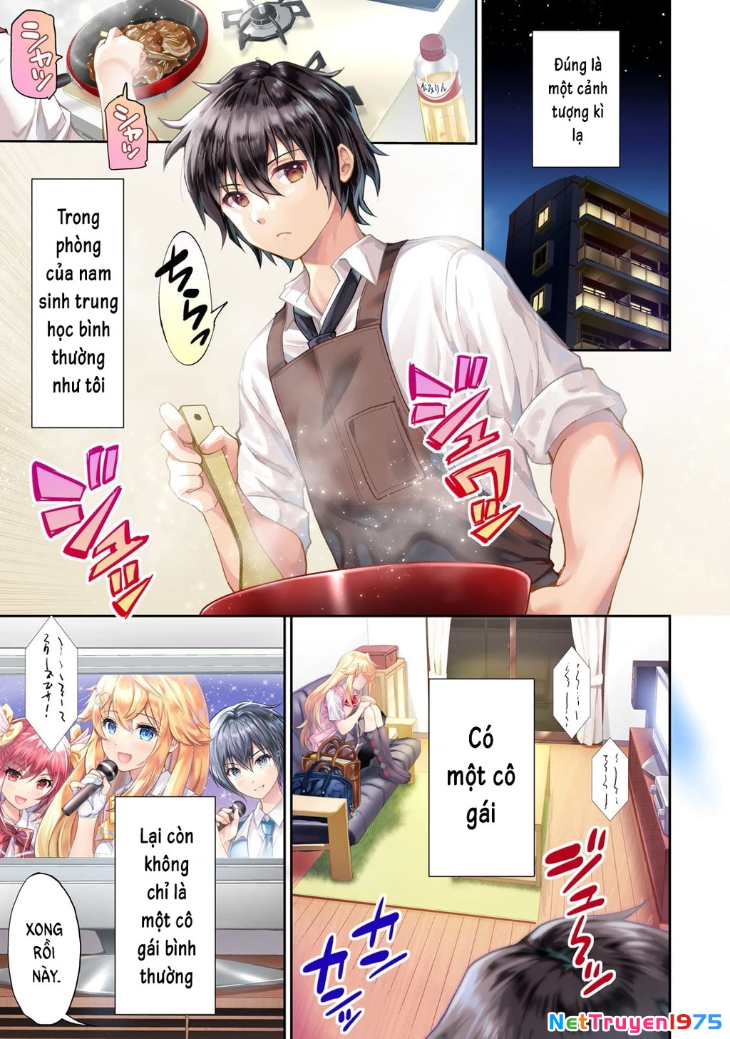 Cô Nàng Idol Đói Bụng Và Anh Chàng Yêu Nội Trợ Chapter 1 - 2