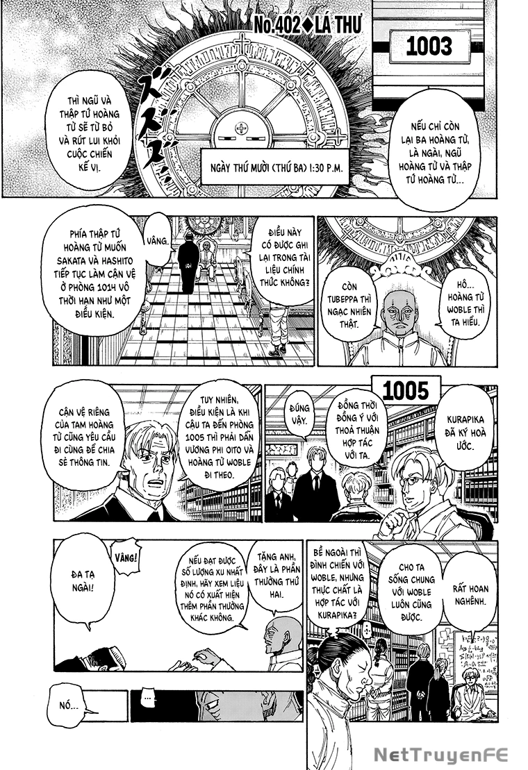 Hunter X Hunter Chapter 402 - 1