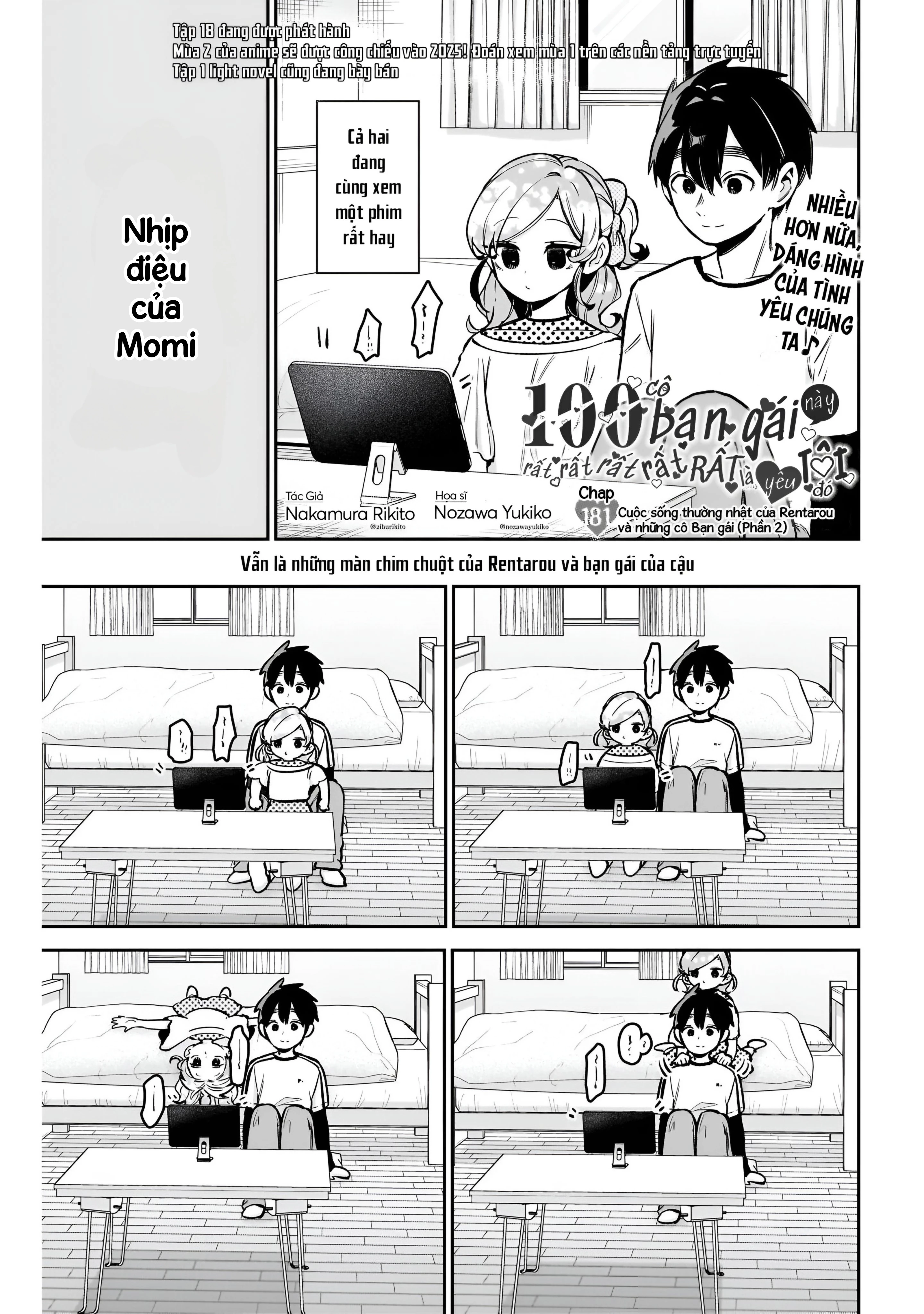 Kimi No Koto Ga Dai Dai Dai Dai Daisuki Na 100-Ri No Kanojo Chapter 181 - Trang 2