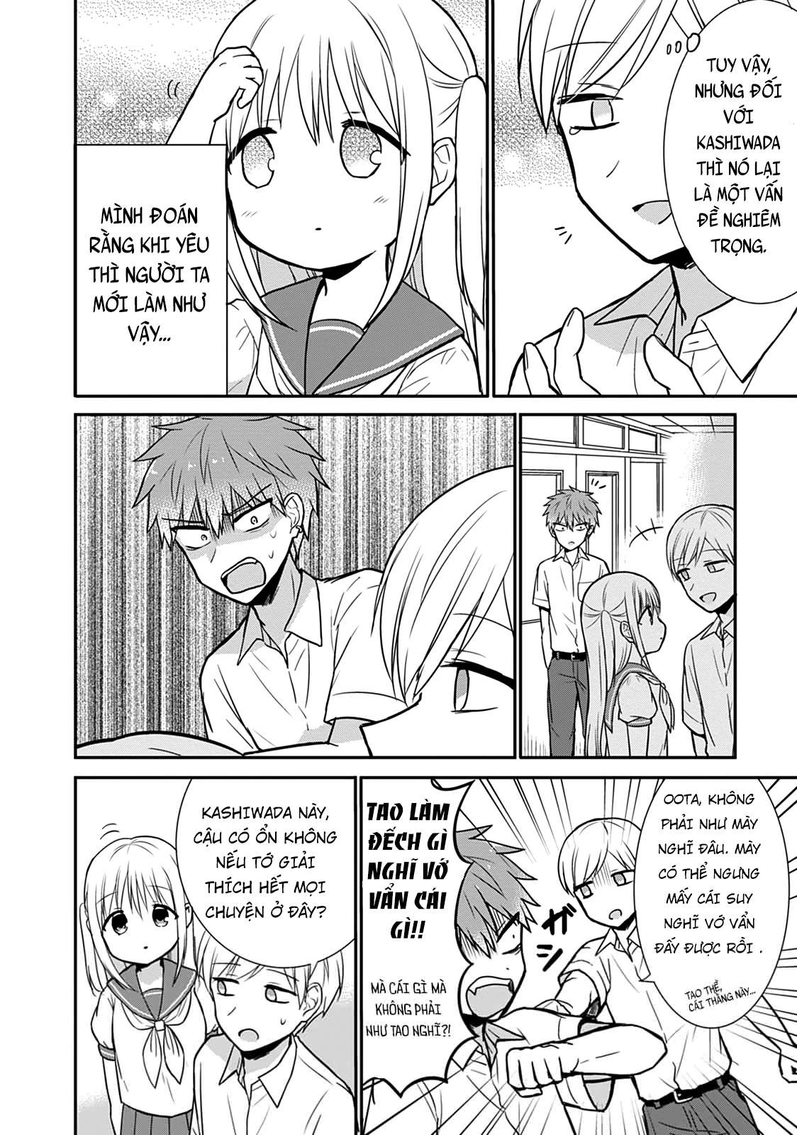 Kao Ni Denai Kashiwada-San To Kao Ni Deru Oota-Kun Chapter 32 - 9
