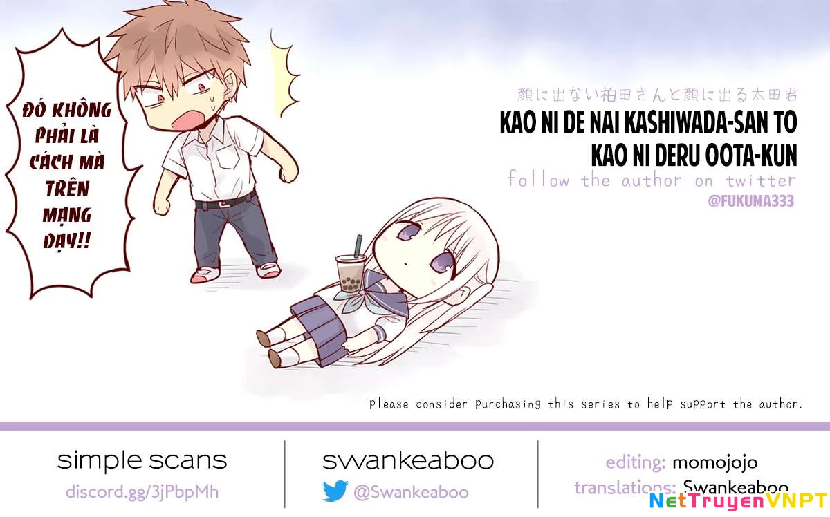 Kao Ni Denai Kashiwada-San To Kao Ni Deru Oota-Kun Chapter 32 - 14