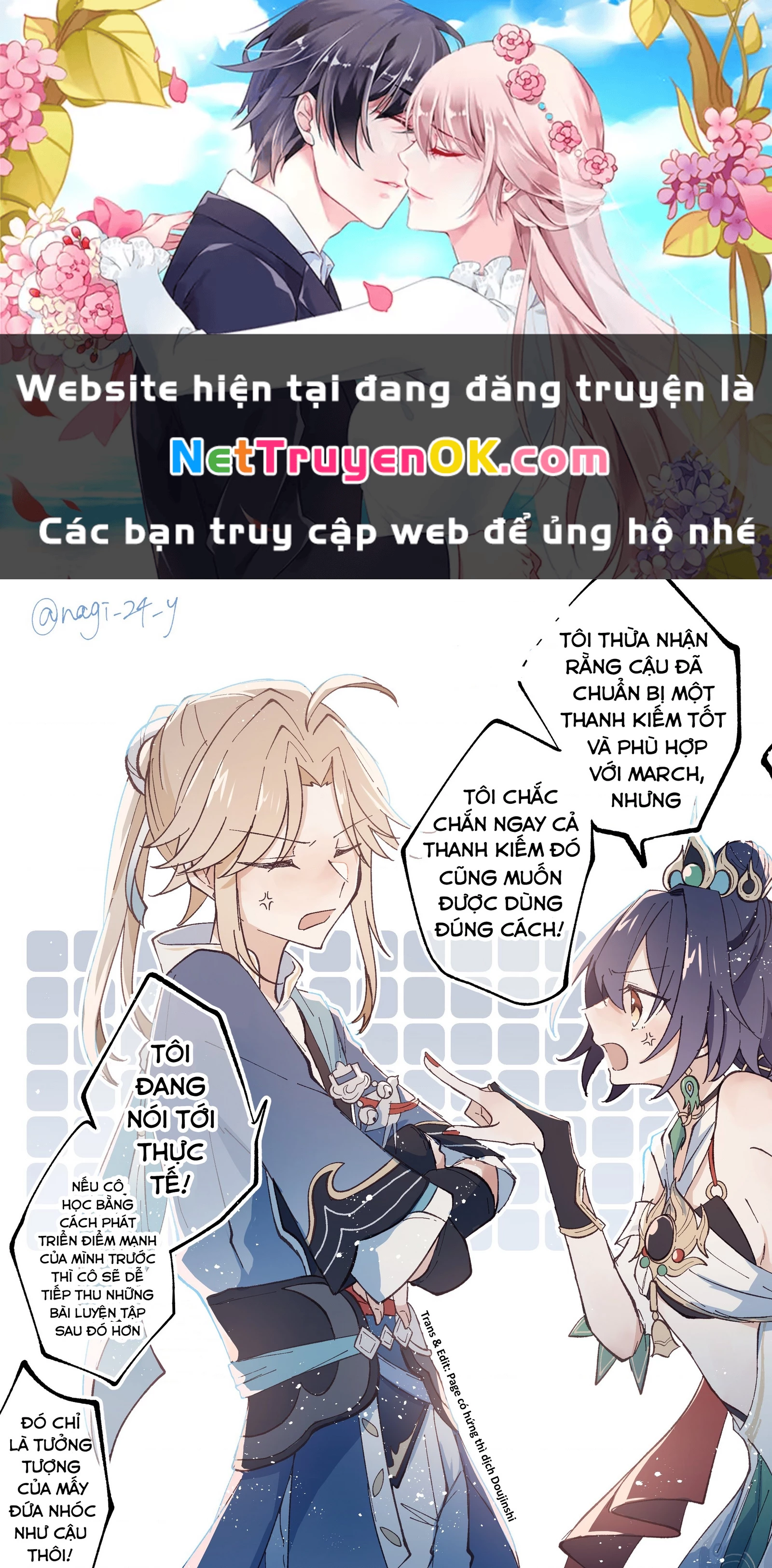 Tuyển tập truyện dịch của Page có hứng thì dịch Doujinshi Chapter 195 - 1