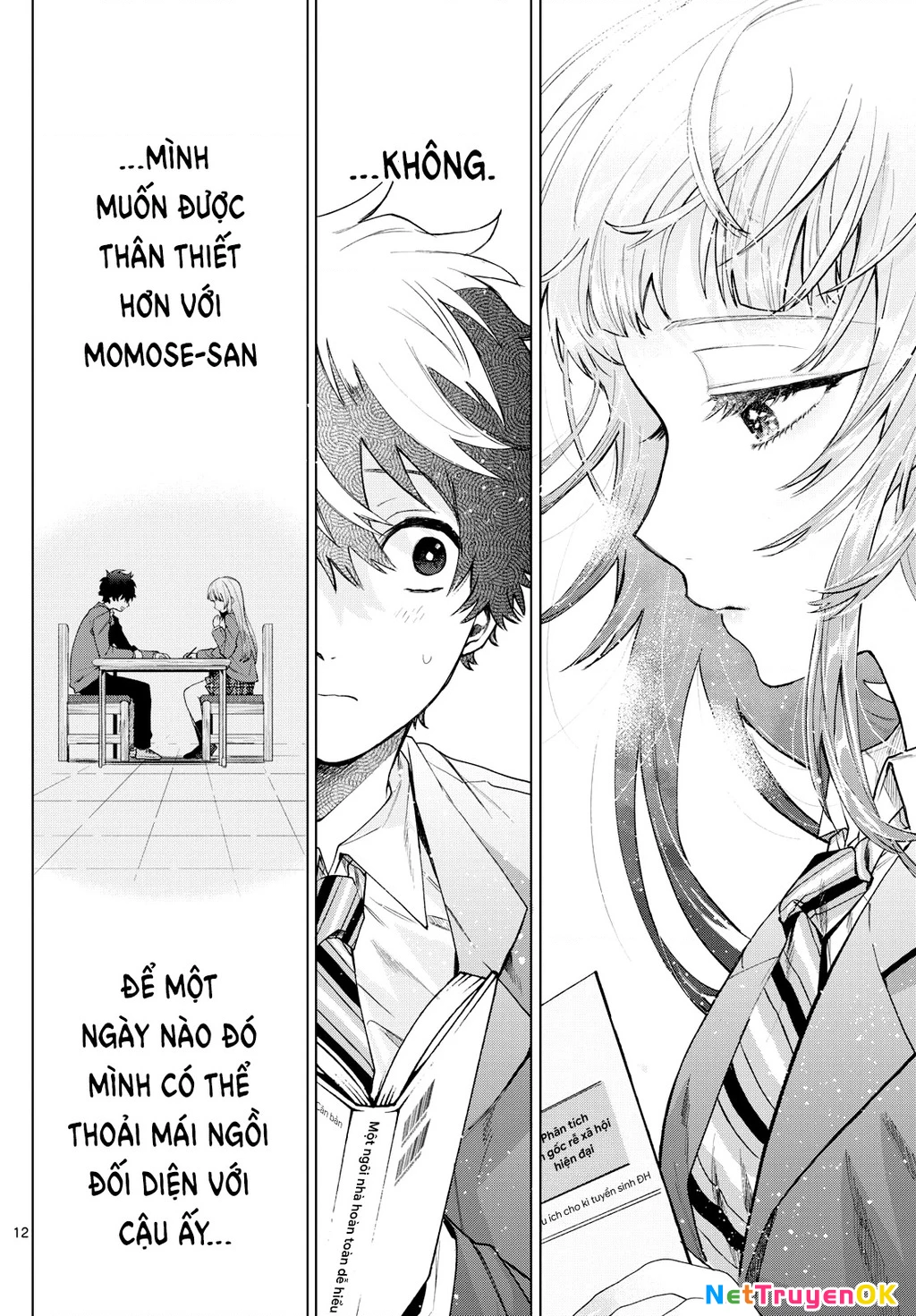 Mối tình đầu đầy trắc trở của Momose Akira Chapter 15 - 12