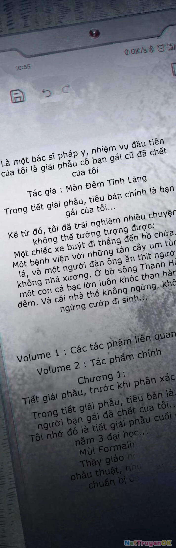 Là một bác sĩ pháp y, nhiệm vụ đầu tiên của tôi là giải phẫu bạn gái cũ đã chết của tôi. Chapter 1 - 7