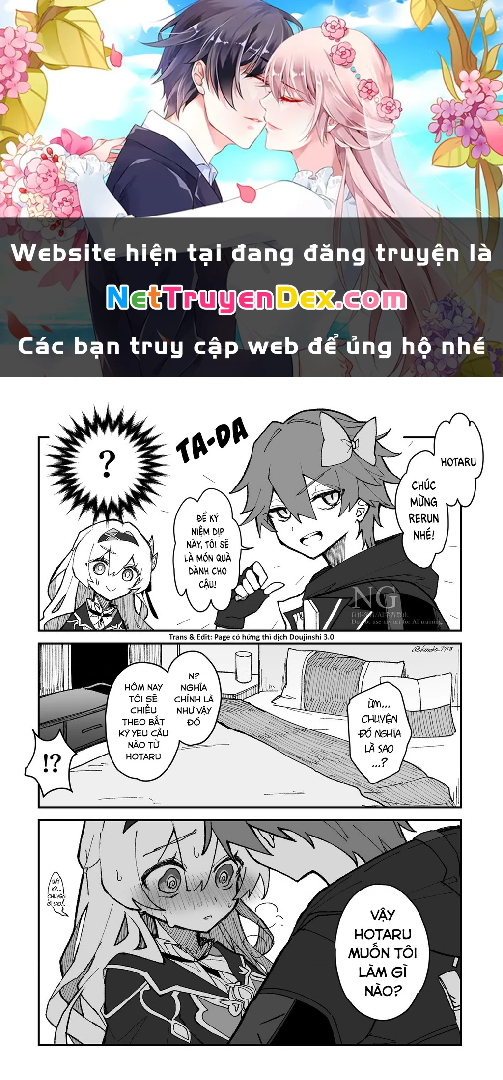 Tuyển tập truyện dịch của Page có hứng thì dịch Doujinshi Chapter 498 - 1