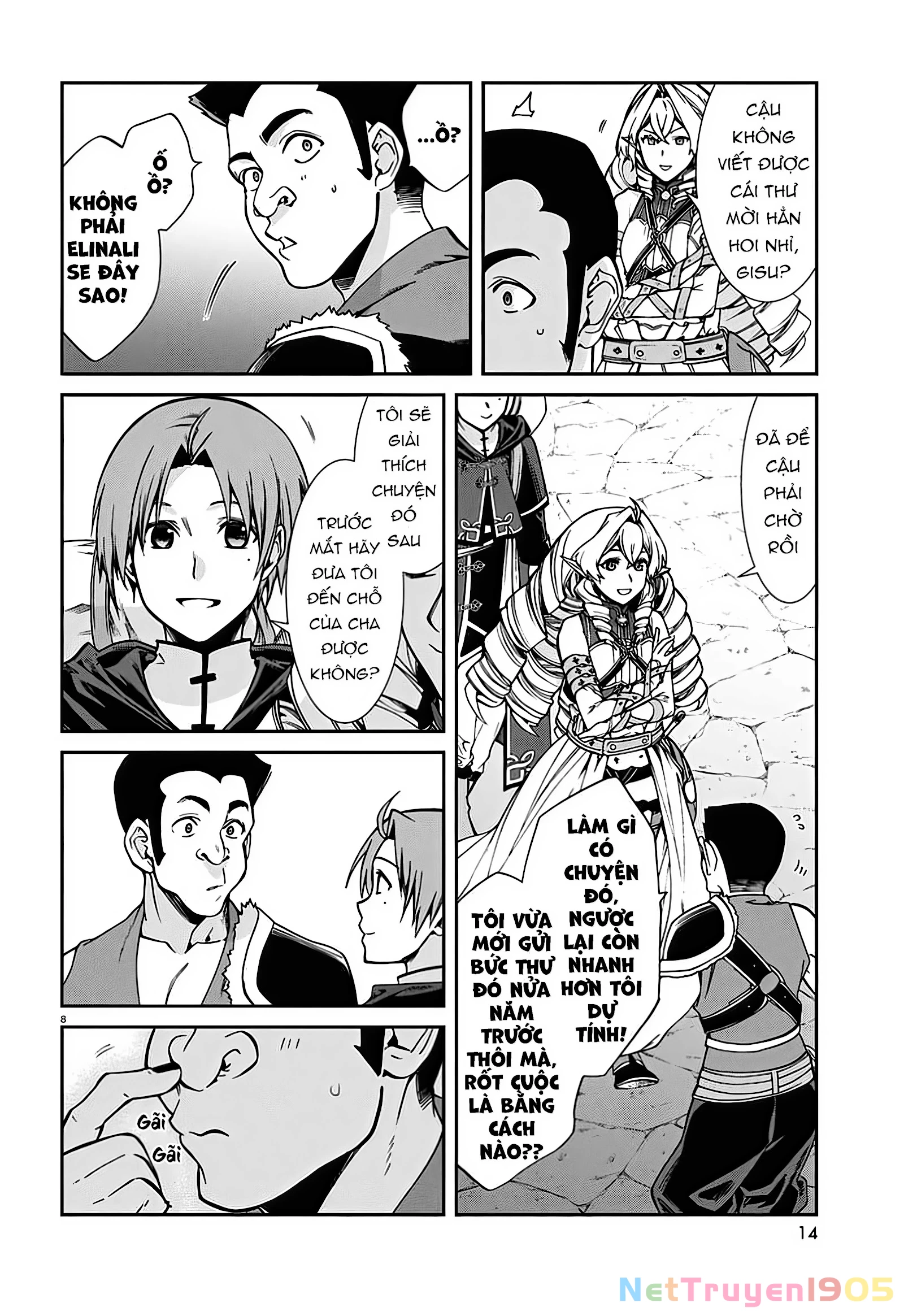 Chuyển Sinh Không Nghề Nghiệp: Tôi Sẽ Cố Gắng Hết Sức Nếu Tôi Đến Thế Giới Khác Chapter 100 - 8