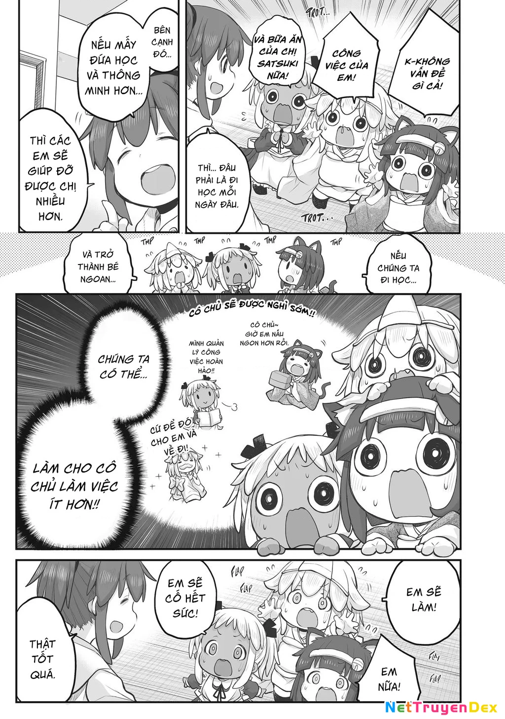 Miss Shachiku and the Little Baby Ghost Chapter 98 - 4