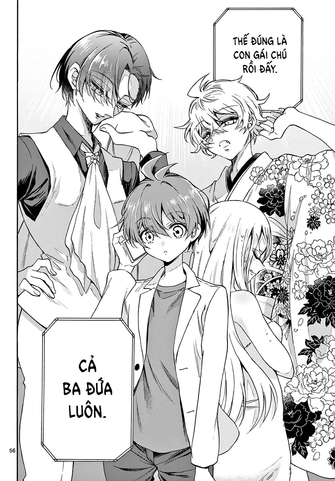 Ba Chị Em Nhà Mikadono Dễ Đối Phó Thật Đấy Chapter 1 - 54