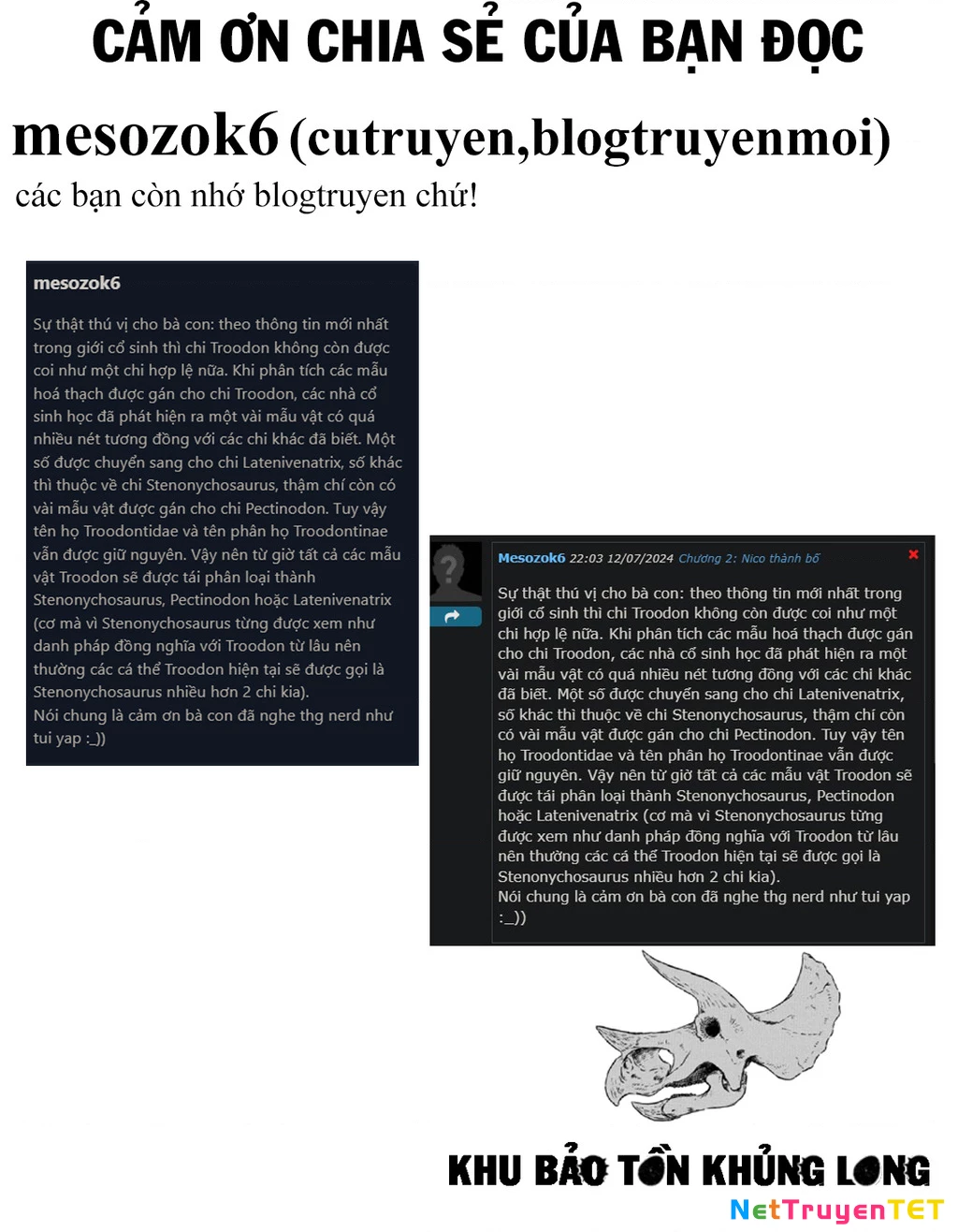 Khu bảo tồn khủng long Chapter 8 - 35