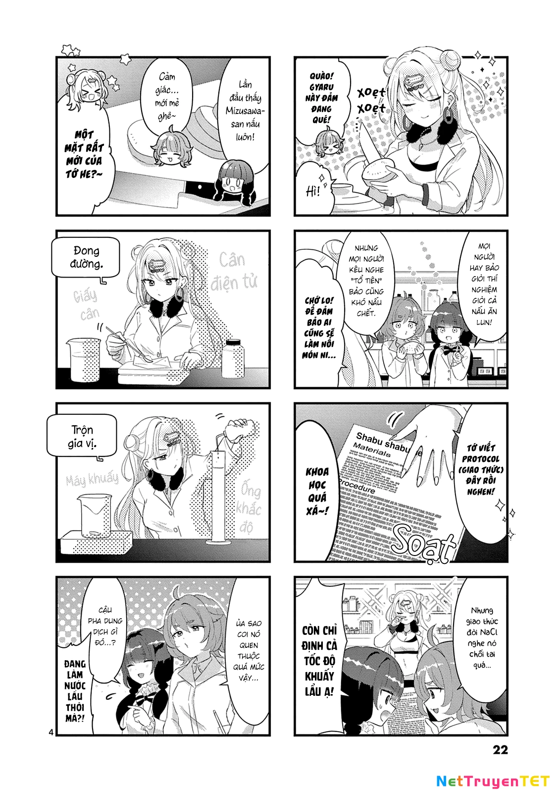 Lalalab☆ ~Gyaru, Khoa Học, và Thanh Xuân!~ Chapter 3 - 4