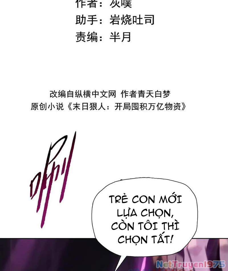 Kẻ Tàn Nhẫn Ngày Tận Thế: Bắt Đầu Dự Trữ Hàng Tỷ Tấn Vật Tư Chapter 52 - 3