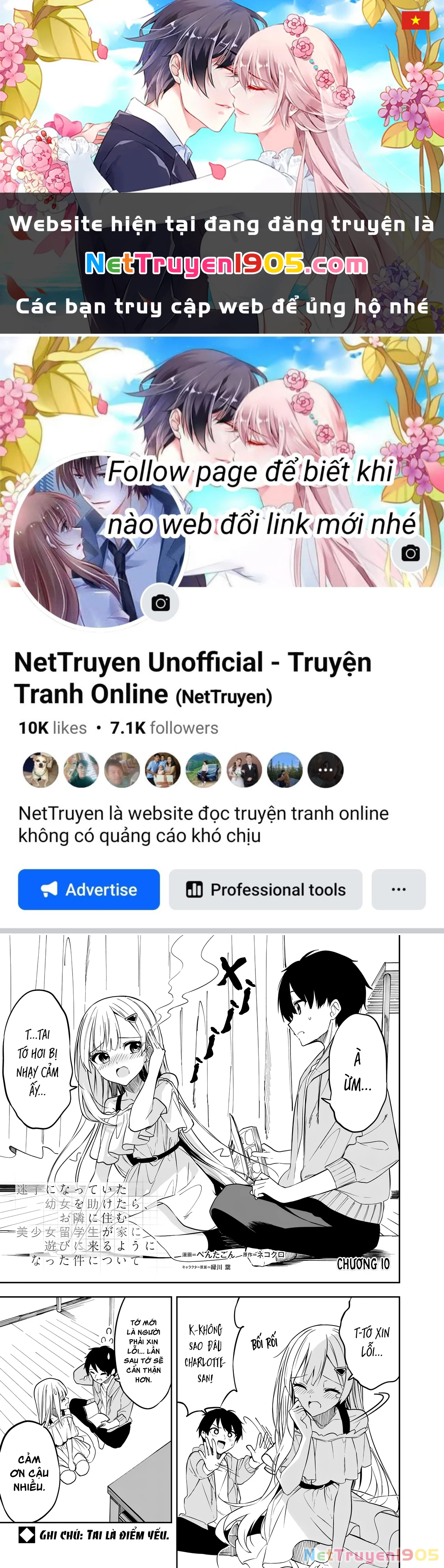 Maigo Ni Natteita Youjo Wo Tasuketara, Otonari Ni Sumu Bishoujo Ryuugakusei Ga Ie Ni Asobi Ni Kuru You Ni Natta Ken Nitsuite Chapter 10 - 1