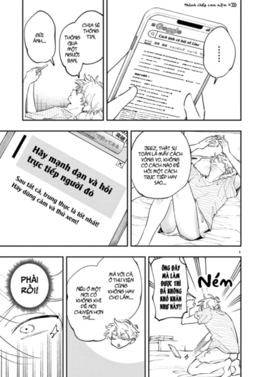 Nhỏ ngồi cạnh bên nhìn tôi với ánh mắt như vậy Chapter 40 - Trang 2