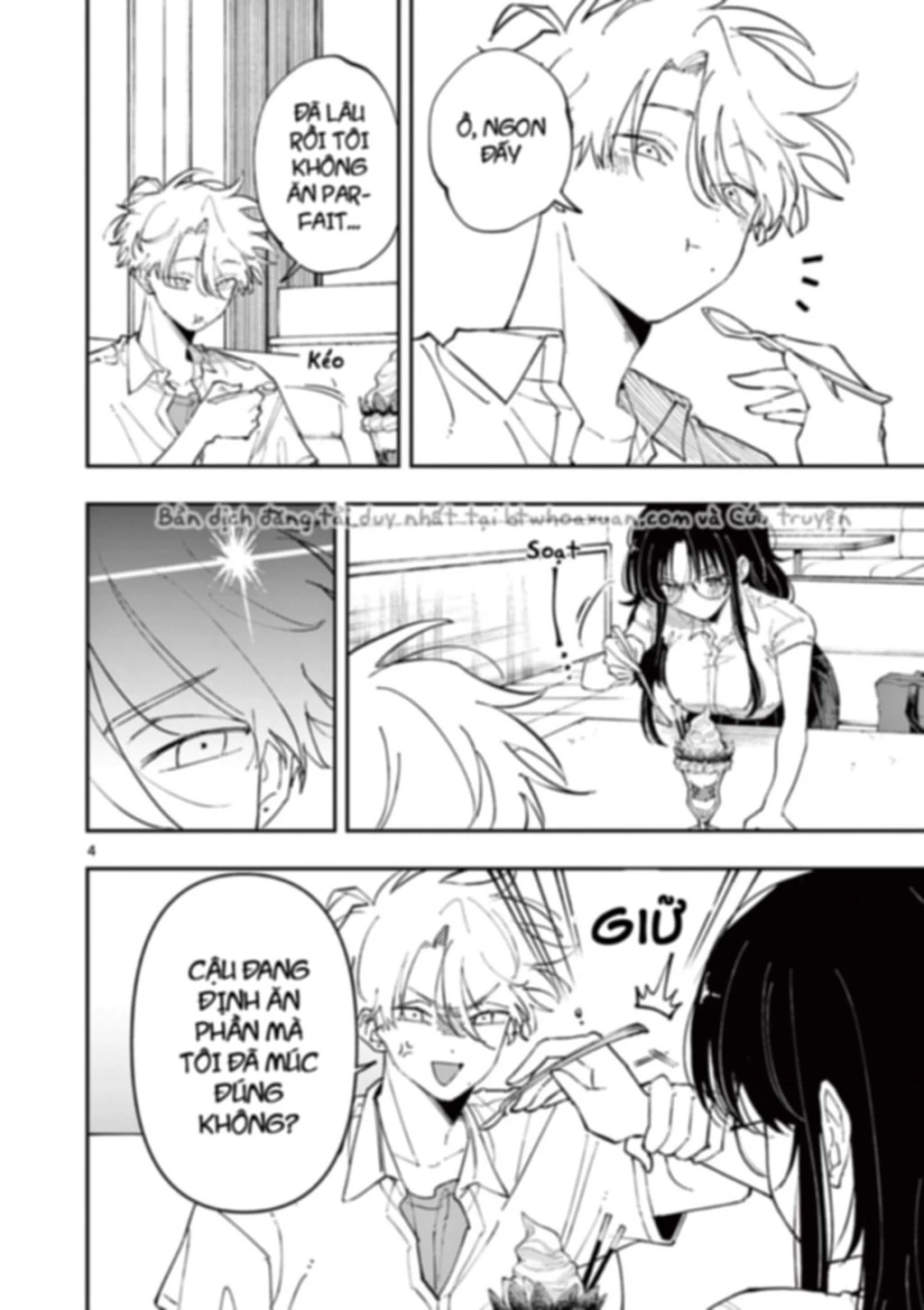 Nhỏ ngồi cạnh bên nhìn tôi với ánh mắt như vậy Chapter 40 - Trang 2