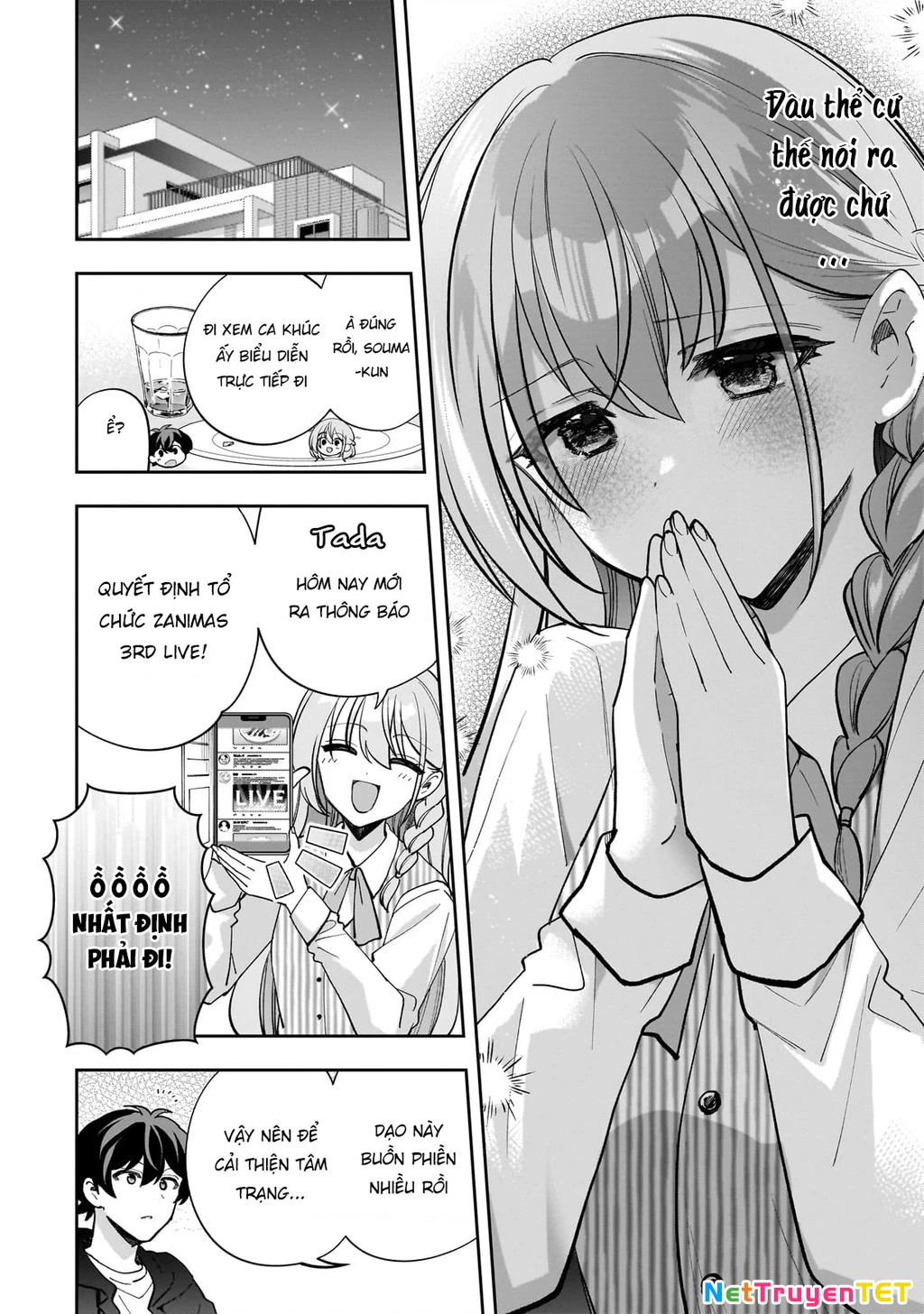 Net no "Oshi" to Real no "Oshi" ga Tonari ni Hikkoshite Kita Chapter 17 - Trang 2
