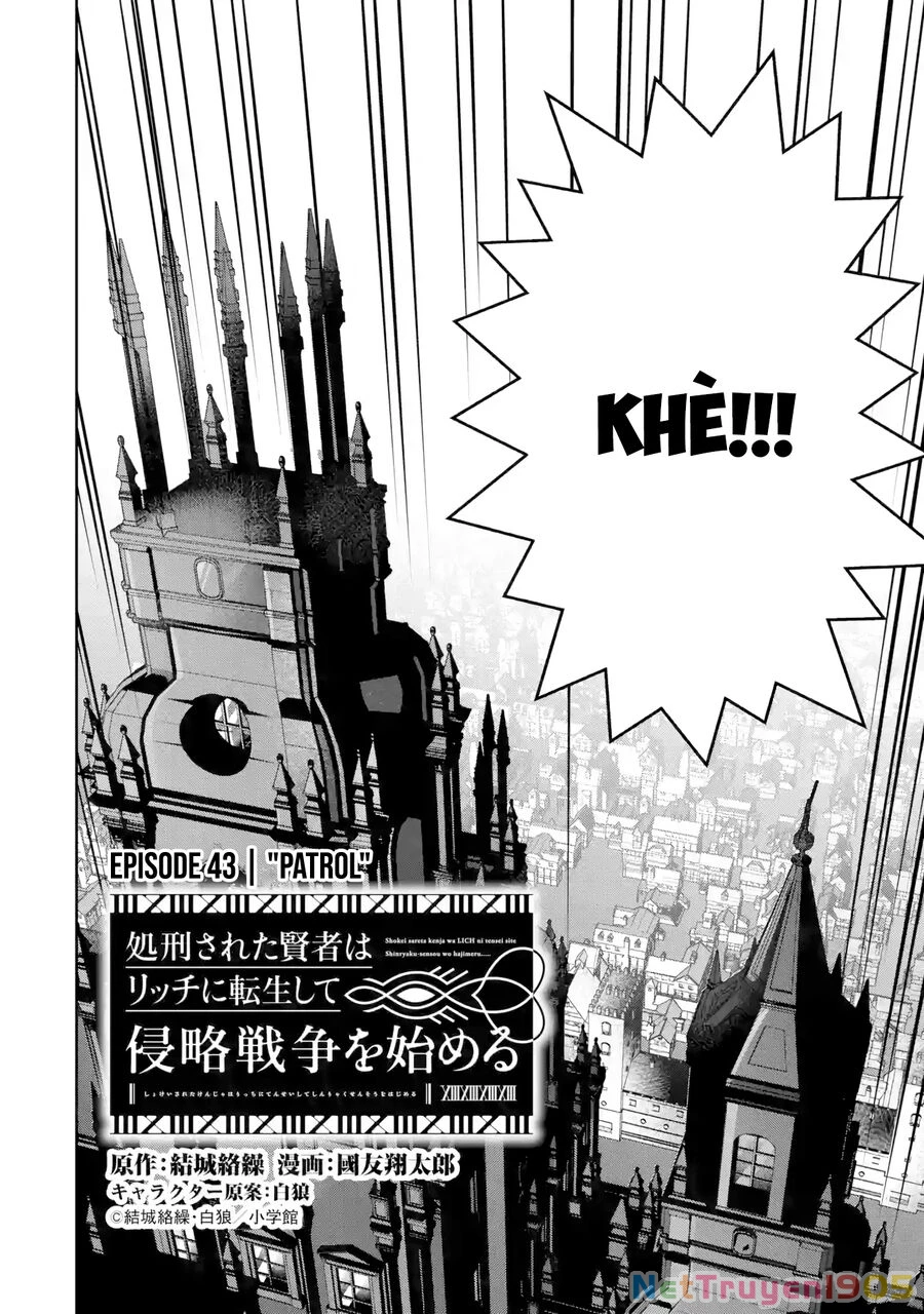 Shokei Sareta Kenja Wa Lich Ni Tensei Shite Shinryaku Sensou Wo Hajimaru Chapter 43 - 3