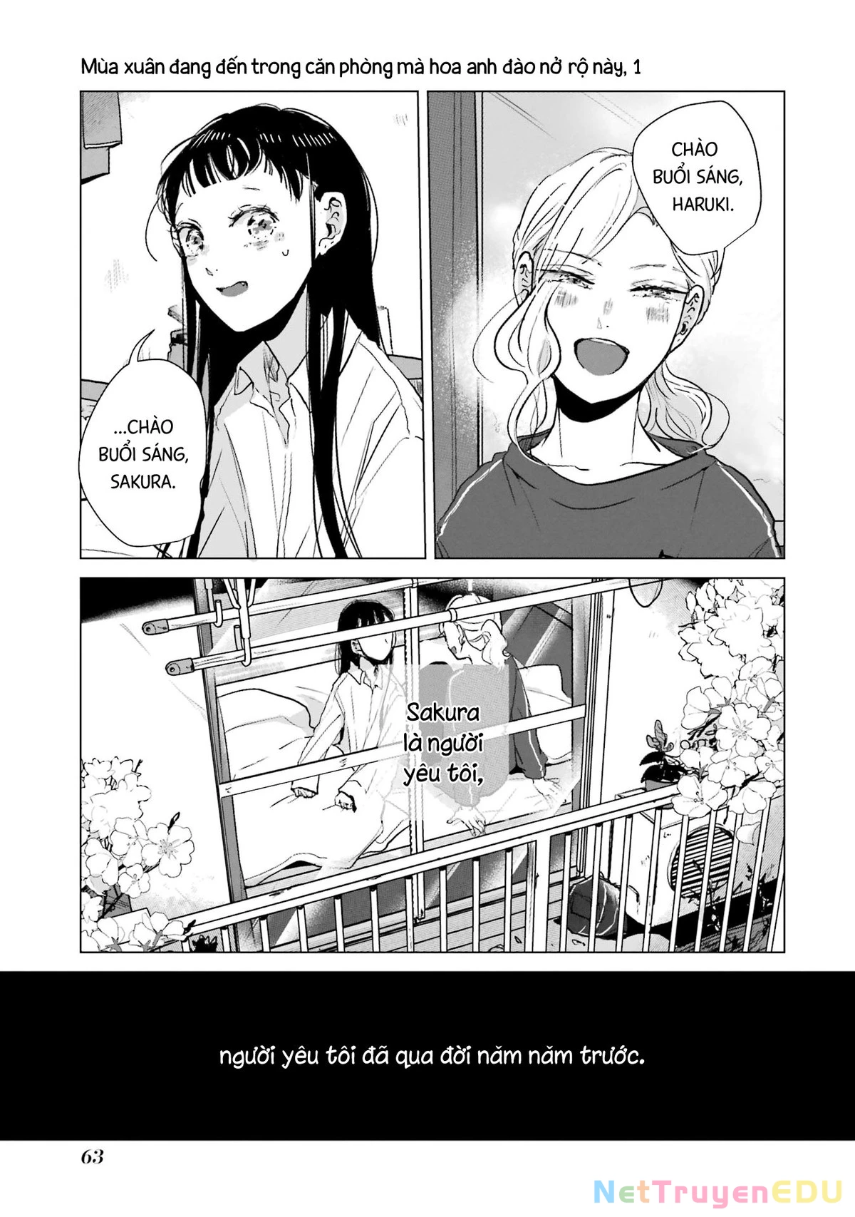 Mùa xuân đang đến trong căn phòng mà hoa anh đào nở rộ này Chapter  2 - 8