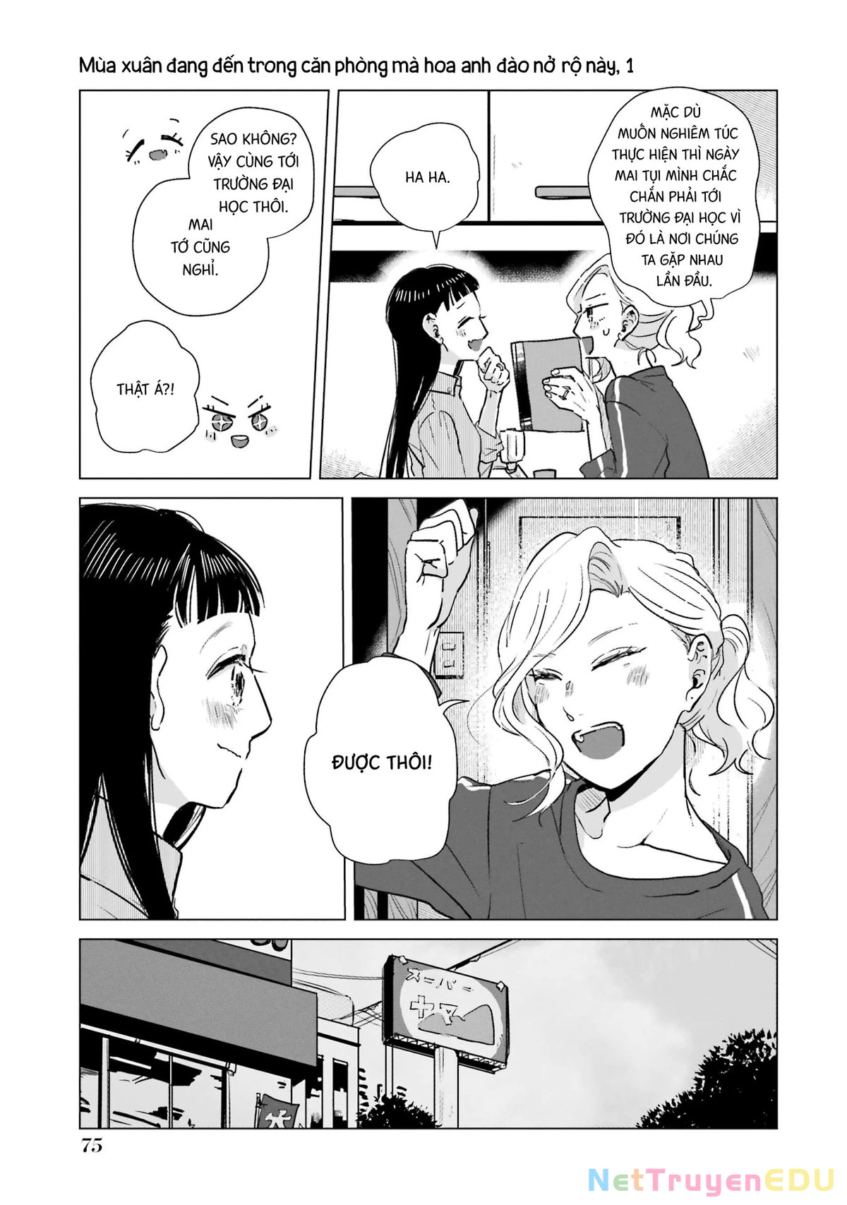 Mùa xuân đang đến trong căn phòng mà hoa anh đào nở rộ này Chapter  2 - 20