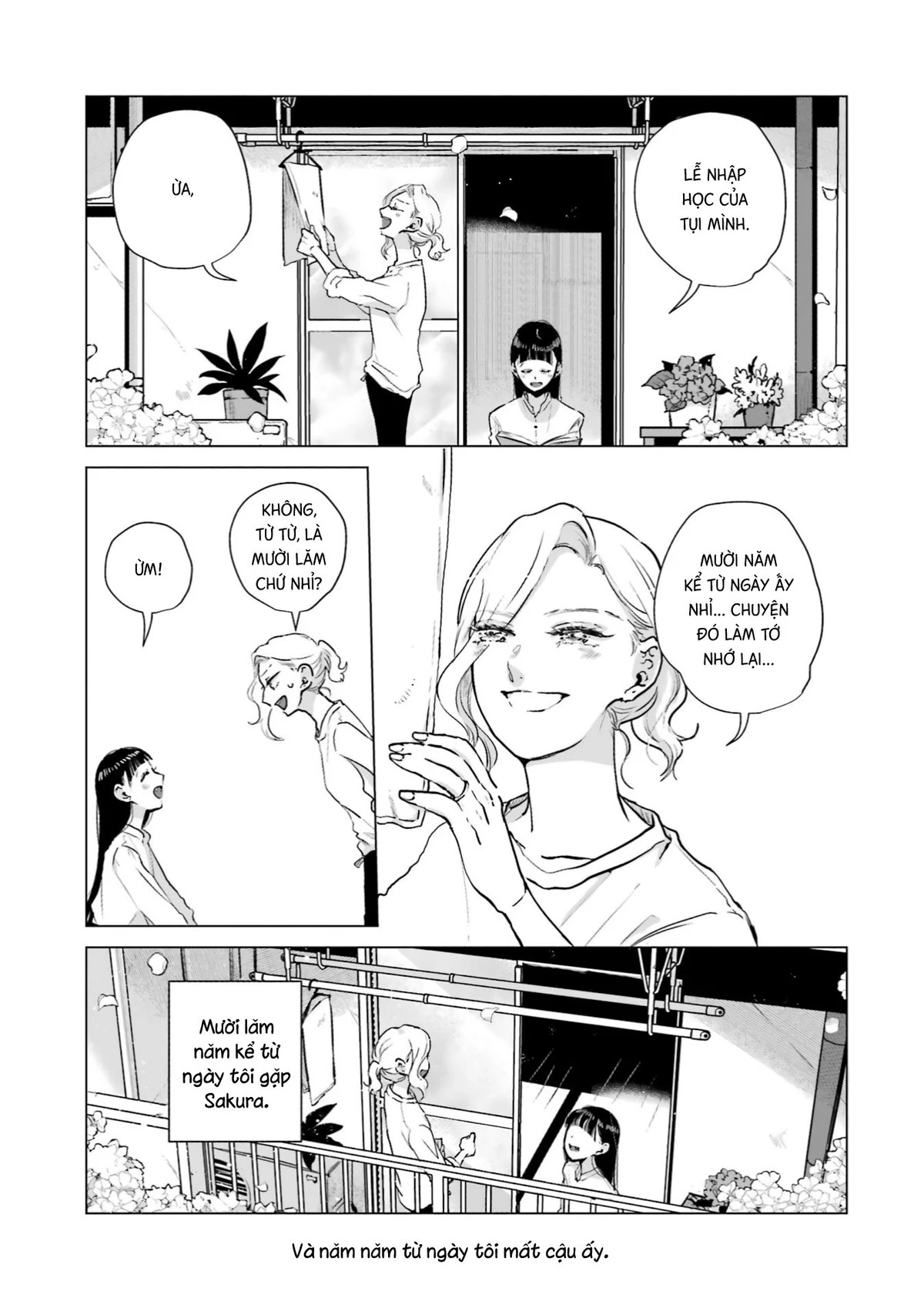 Mùa xuân đang đến trong căn phòng mà hoa anh đào nở rộ này Chapter 3 - 4