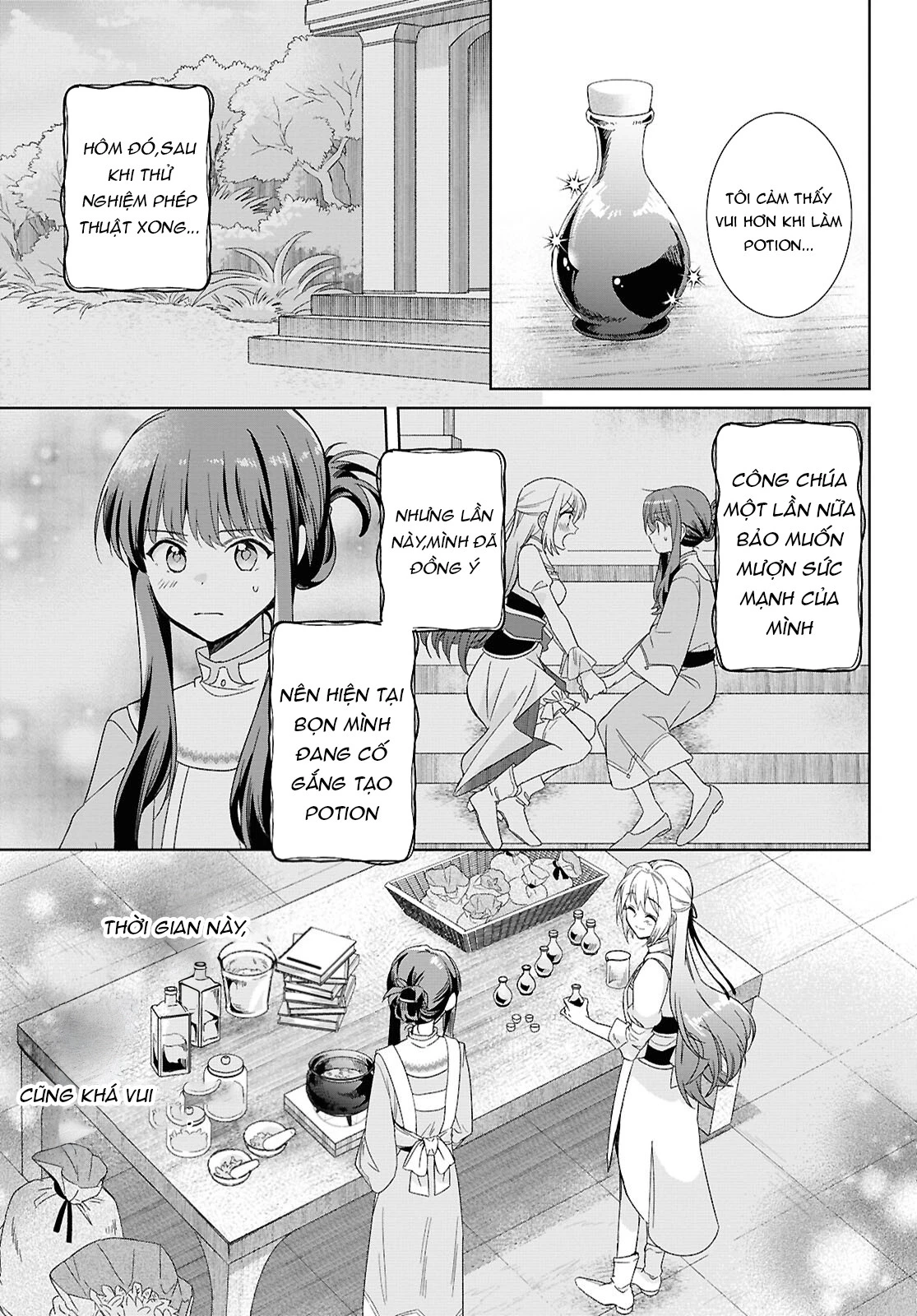 Thánh nữ yếu đuối và công chúa vô dụng~ Hành trình cứu thế giới của thánh nữ bị triệu hồi với ma lực bằng 0~ Chapter 3 - 5