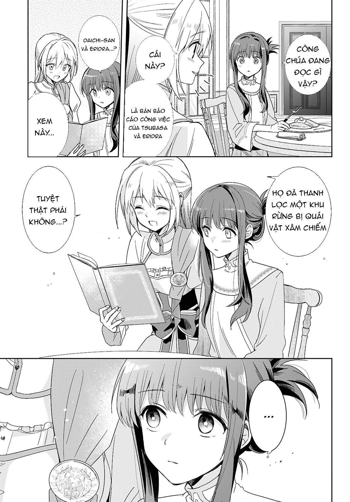 Thánh nữ yếu đuối và công chúa vô dụng~ Hành trình cứu thế giới của thánh nữ bị triệu hồi với ma lực bằng 0~ Chapter 4 - 3