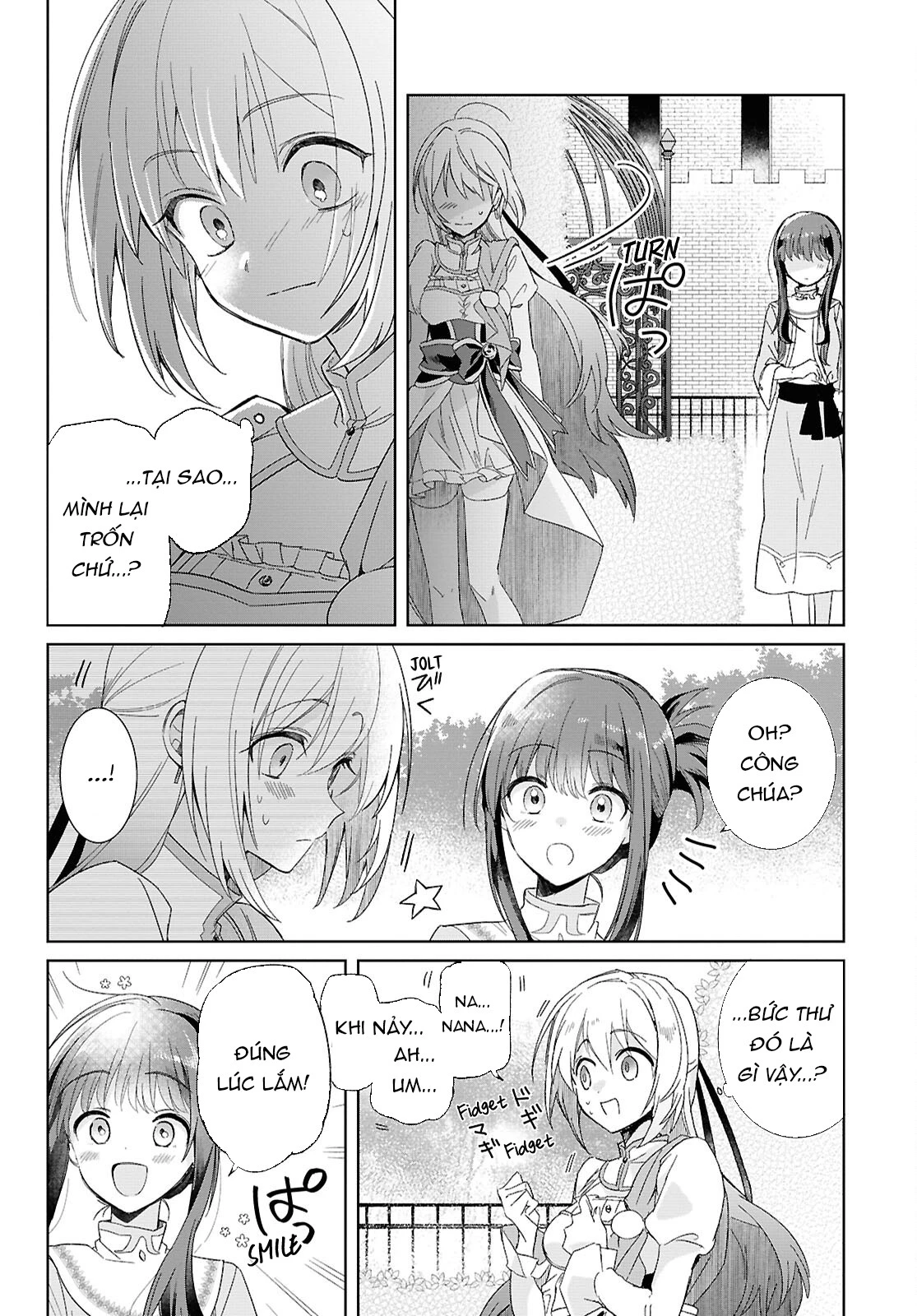 Thánh nữ yếu đuối và công chúa vô dụng~ Hành trình cứu thế giới của thánh nữ bị triệu hồi với ma lực bằng 0~ Chapter 4 - 10