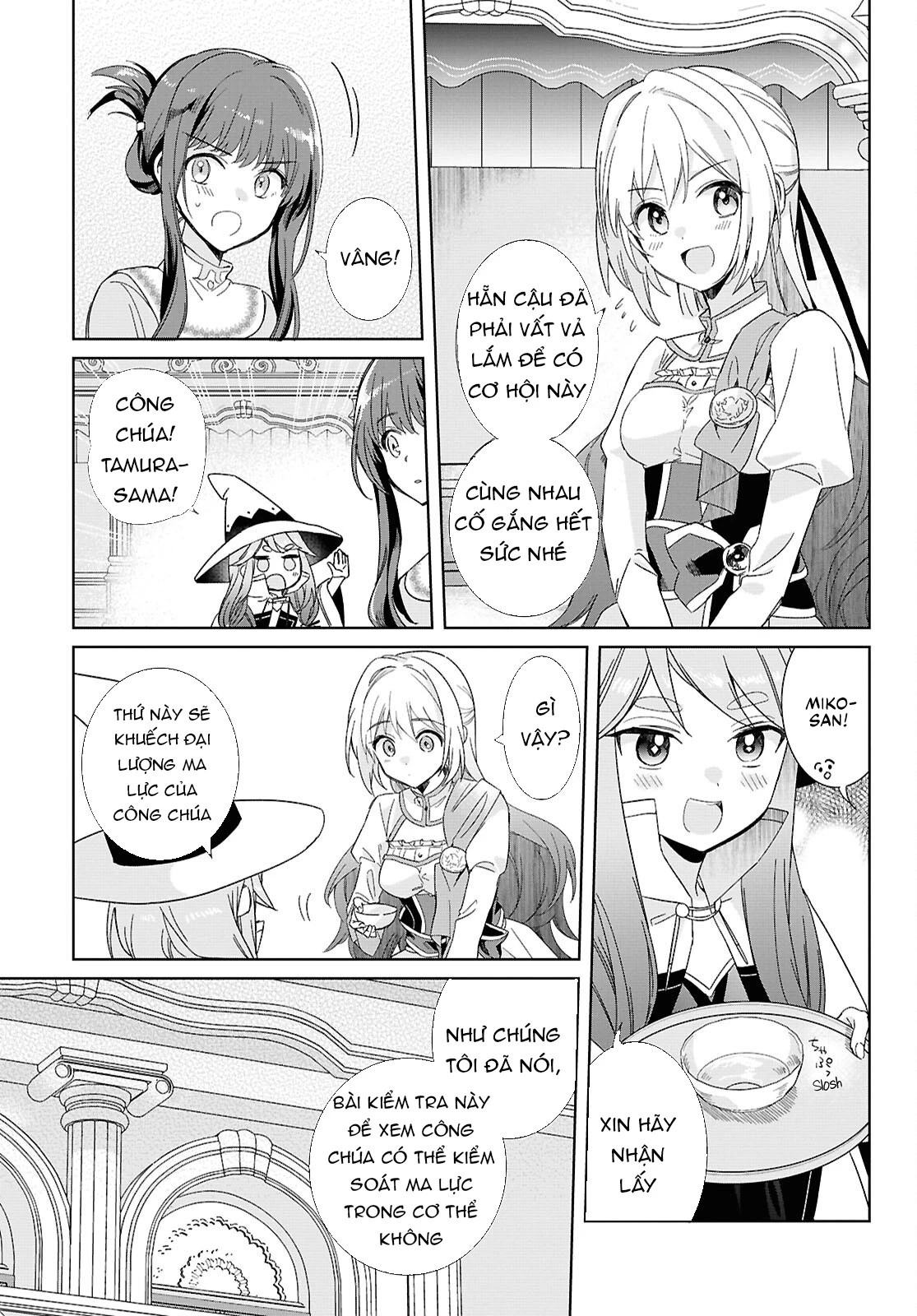 Thánh nữ yếu đuối và công chúa vô dụng~ Hành trình cứu thế giới của thánh nữ bị triệu hồi với ma lực bằng 0~ Chapter 4 - 13