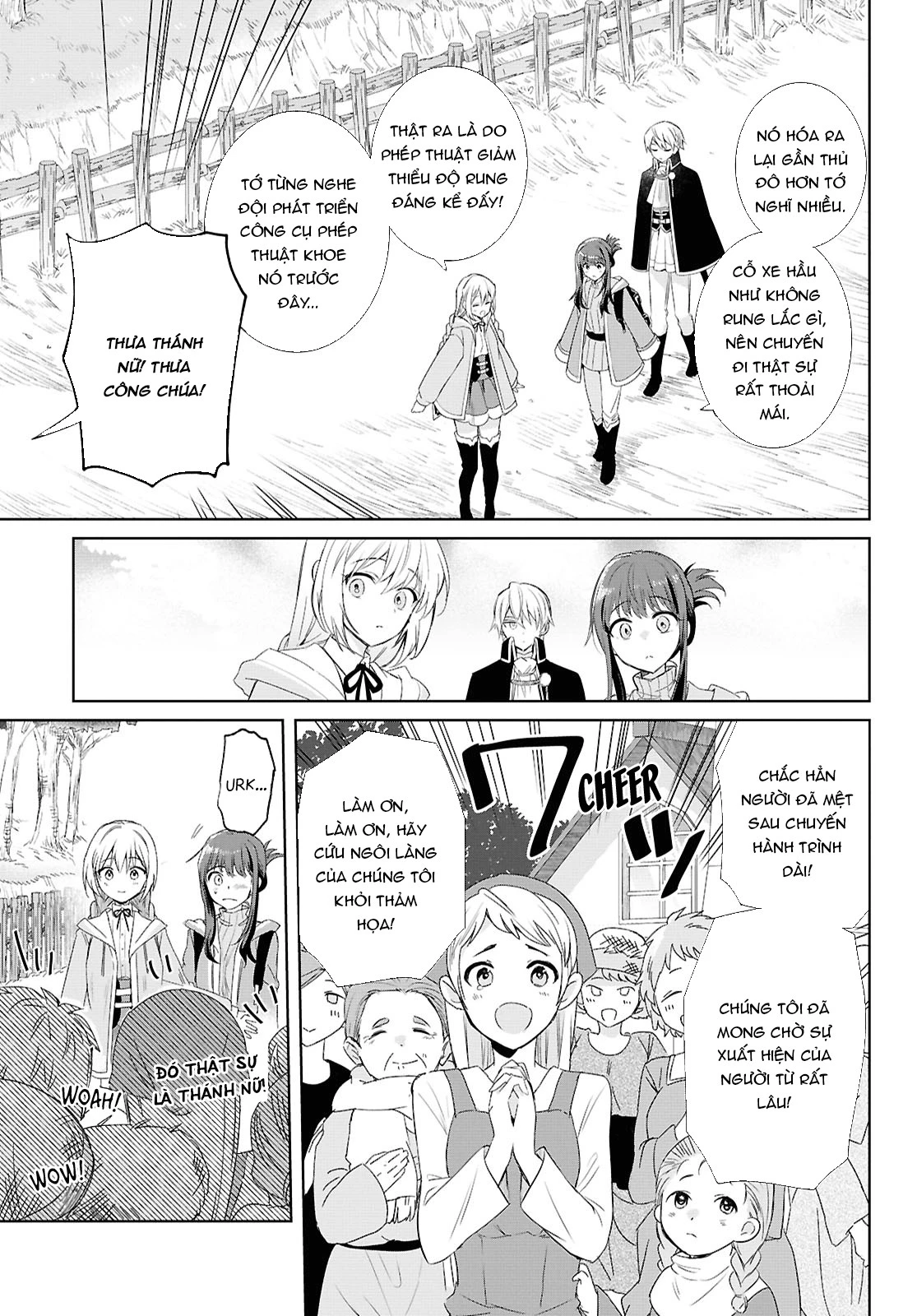 Thánh nữ yếu đuối và công chúa vô dụng~ Hành trình cứu thế giới của thánh nữ bị triệu hồi với ma lực bằng 0~ Chapter  5 - 7