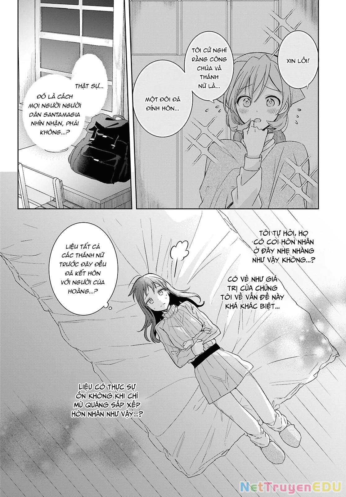 Thánh nữ yếu đuối và công chúa vô dụng~ Hành trình cứu thế giới của thánh nữ bị triệu hồi với ma lực bằng 0~ Chapter  5 - 18