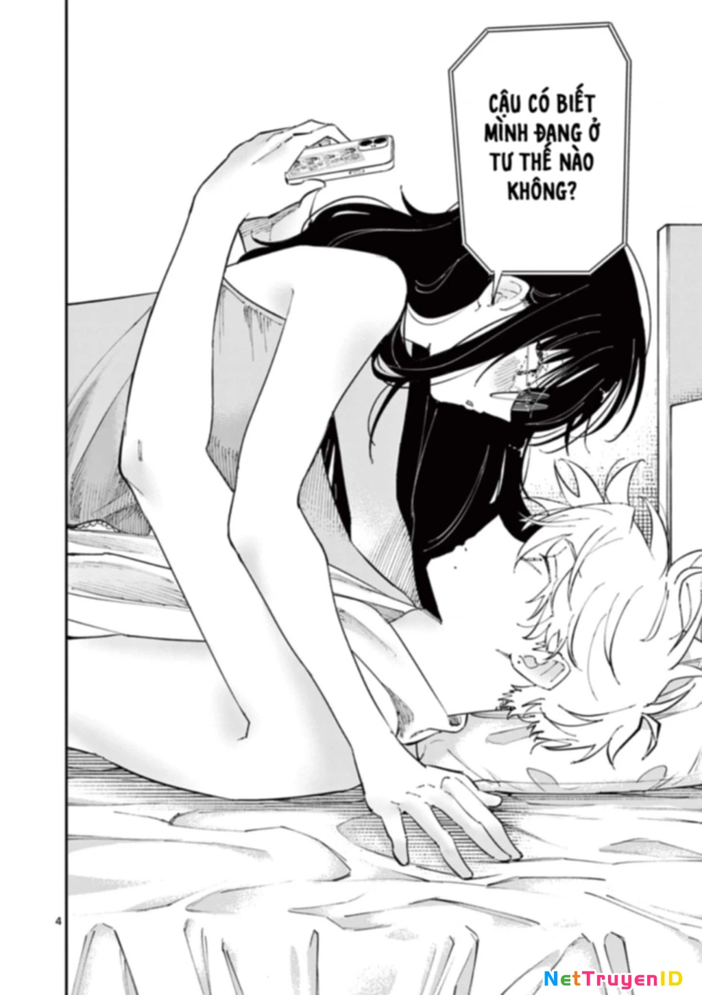 Nhỏ ngồi cạnh bên nhìn tôi với ánh mắt như vậy Chapter 44 - Trang 2