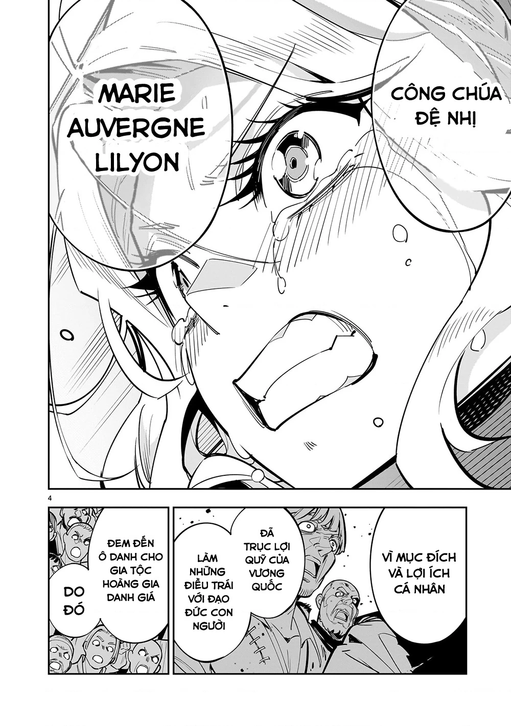 Sau khi trở về từ cõi chết, công chúa quyết định lập harem yuri để sinh tồn Chapter 1 - 4
