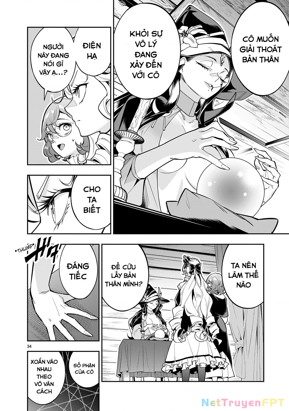 Sau khi trở về từ cõi chết, công chúa quyết định lập harem yuri để sinh tồn Chapter 1 - 34