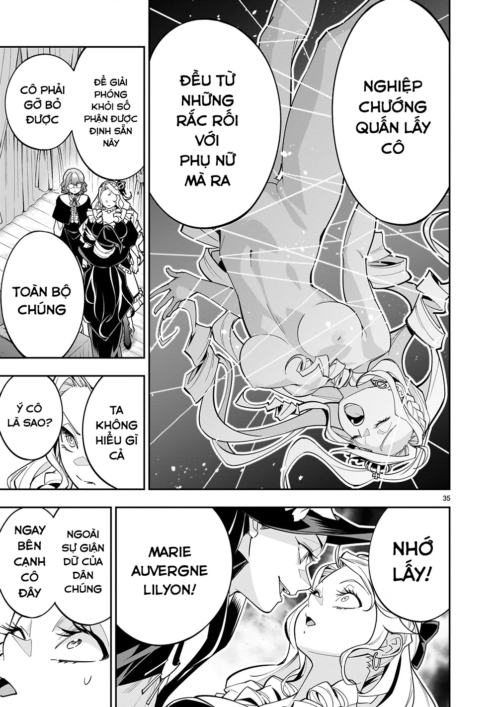 Sau khi trở về từ cõi chết, công chúa quyết định lập harem yuri để sinh tồn Chapter 1 - 35