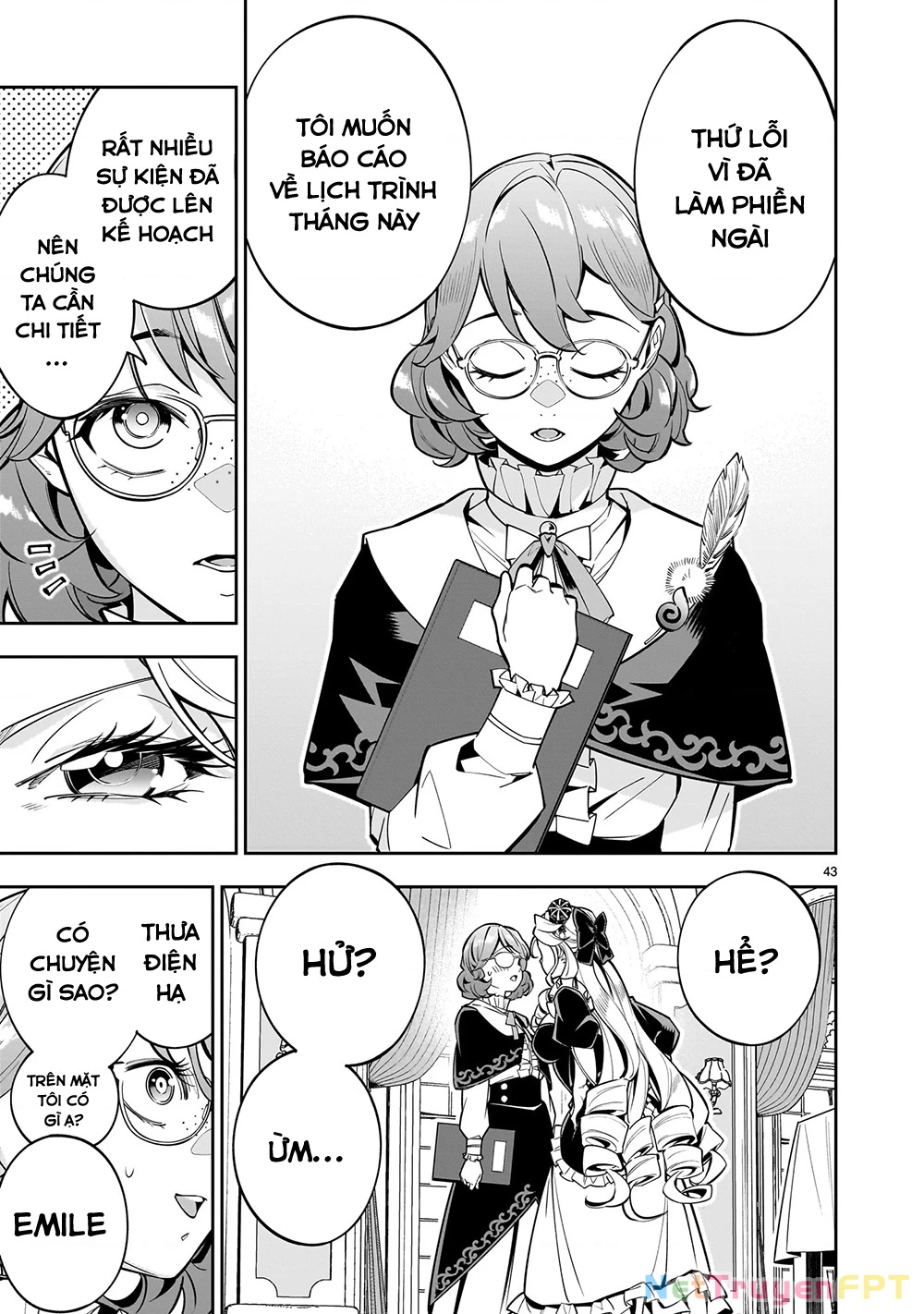 Sau khi trở về từ cõi chết, công chúa quyết định lập harem yuri để sinh tồn Chapter 1 - 43