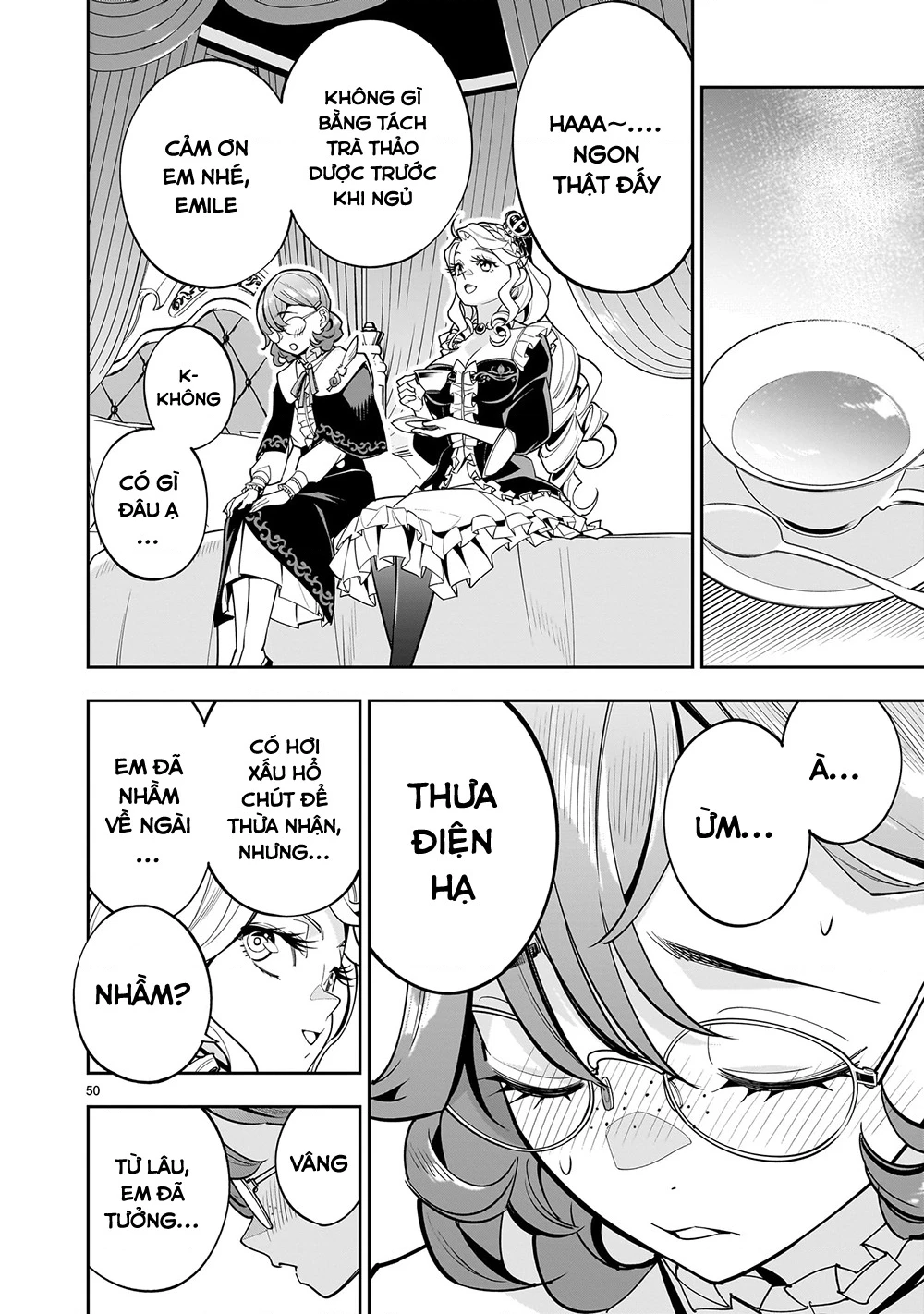 Sau khi trở về từ cõi chết, công chúa quyết định lập harem yuri để sinh tồn Chapter 1 - 49