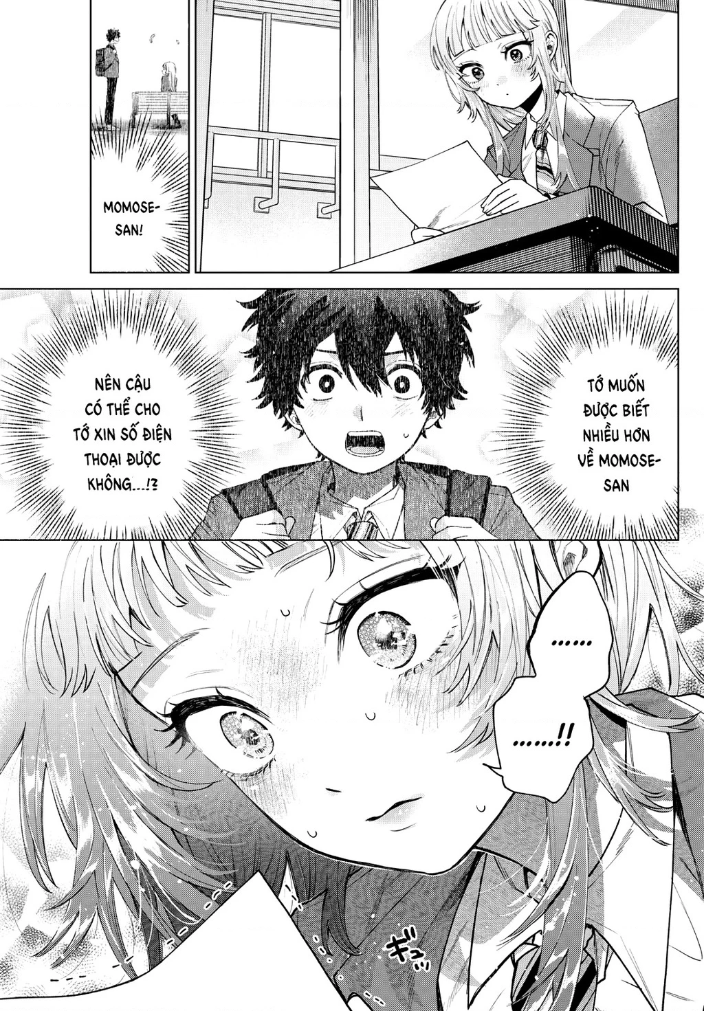 Mối tình đầu đầy trắc trở của Momose Akira Chapter 16 - Trang 2