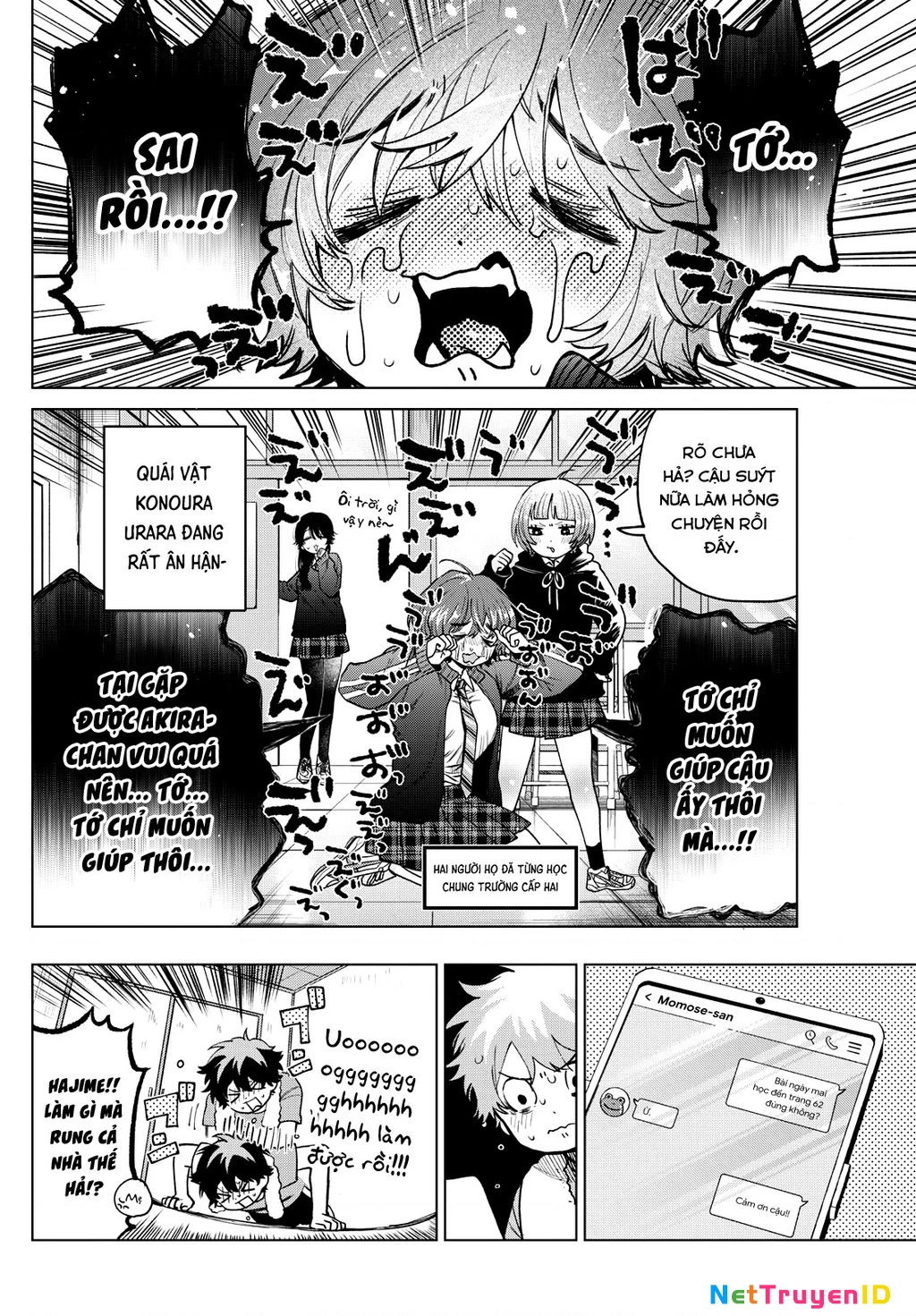Mối tình đầu đầy trắc trở của Momose Akira Chapter 16 - Trang 2