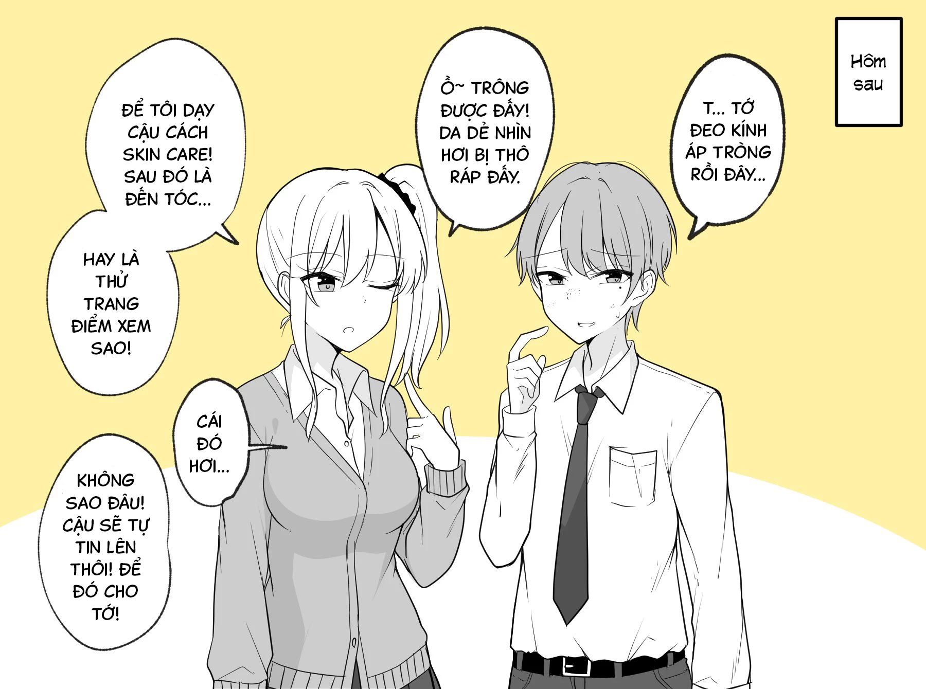 The Otaku who turned into a Gal because of a Otaku-Friendly Gal. Oneshot - 2