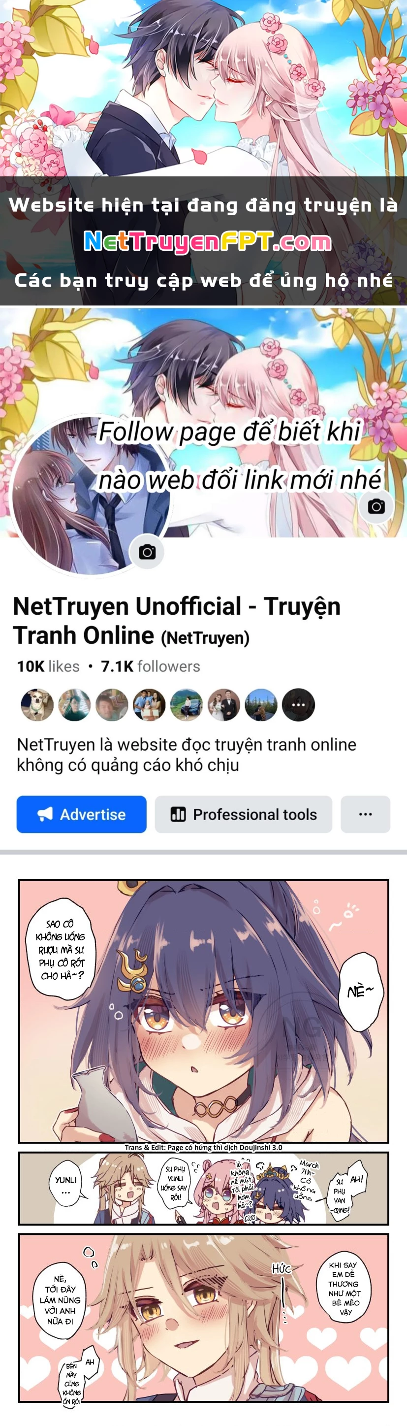 Tuyển tập truyện dịch của Page có hứng thì dịch Doujinshi Chapter 595 - 1