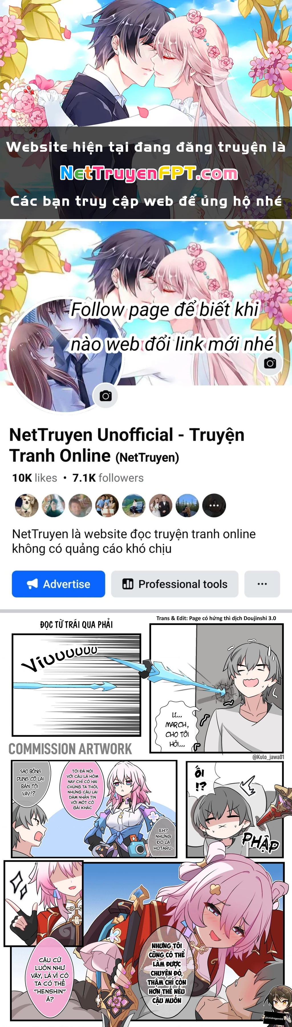 Tuyển tập truyện dịch của Page có hứng thì dịch Doujinshi Chapter 617 - 1