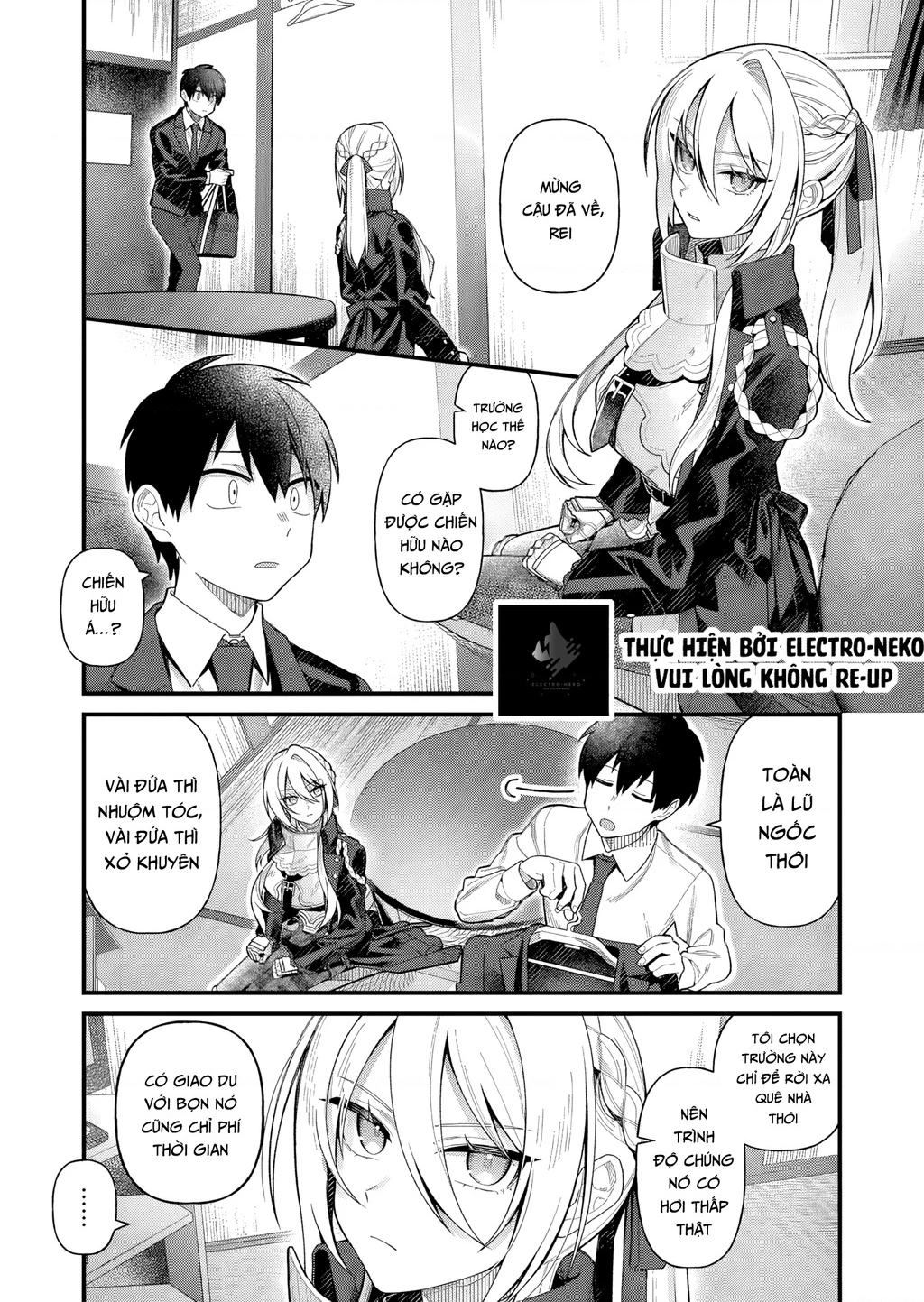 Khi tôi về đến nhà, Nàng Hiệp Sĩ đã luôn ở đó! Chapter 4 - Trang 2