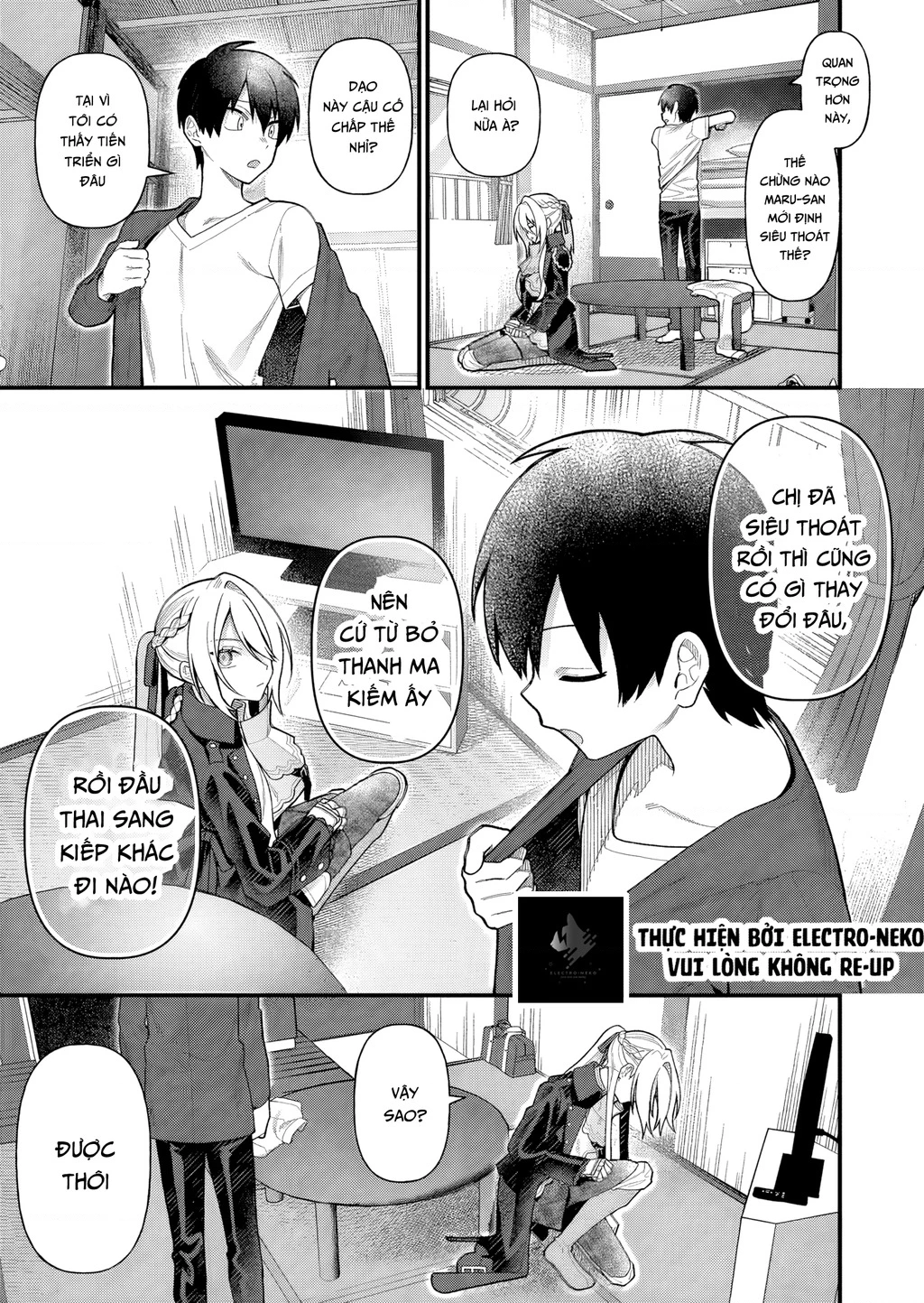 Khi tôi về đến nhà, Nàng Hiệp Sĩ đã luôn ở đó! Chapter 4 - Trang 2